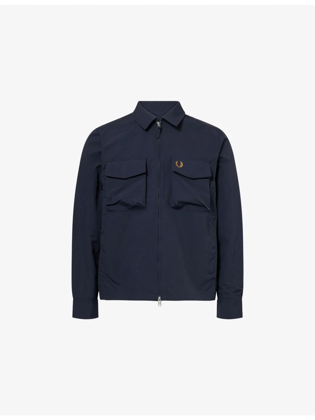 Patch-Pocket Ripstop Woven Overshirt - 1