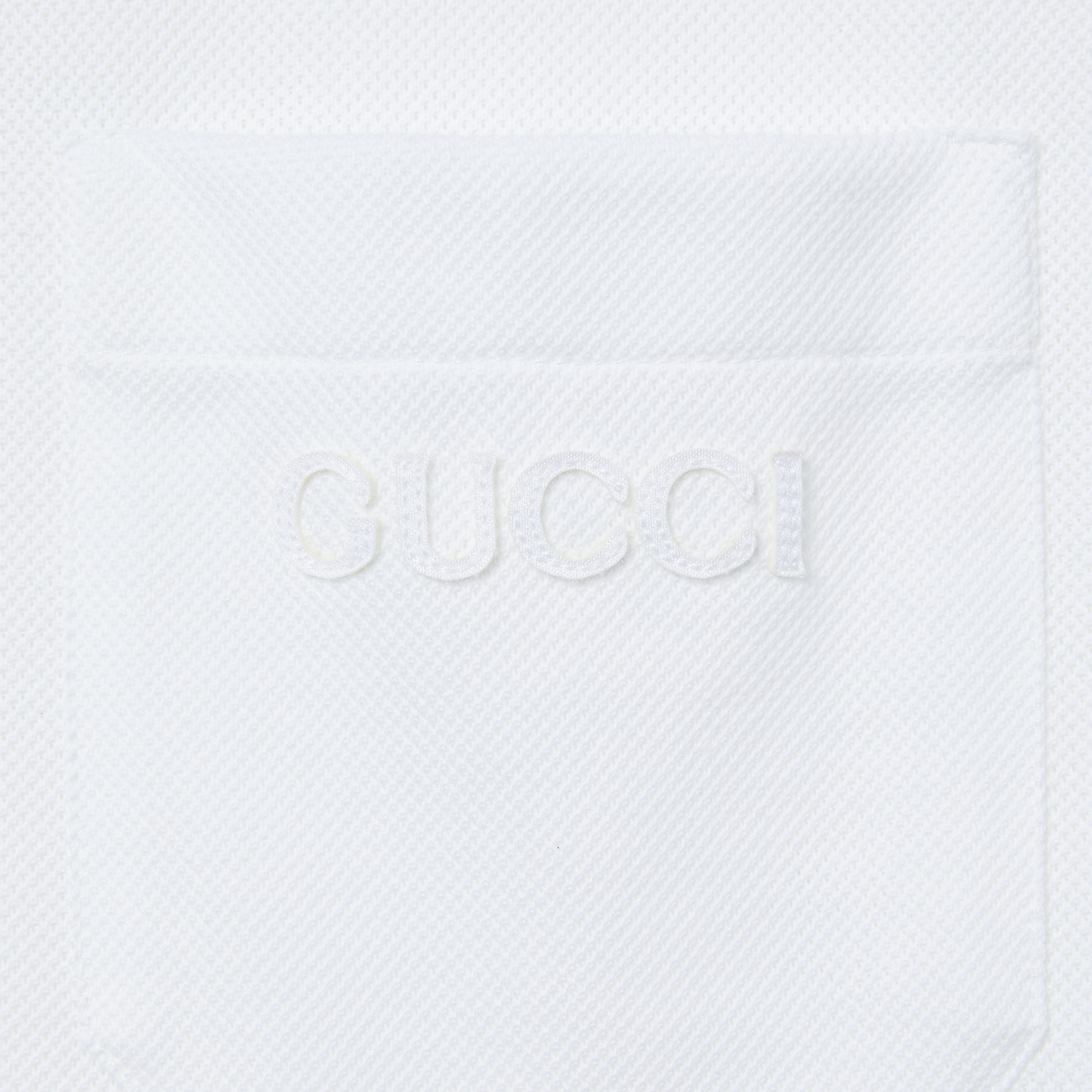 Cotton polo shirt with embroidery - 8