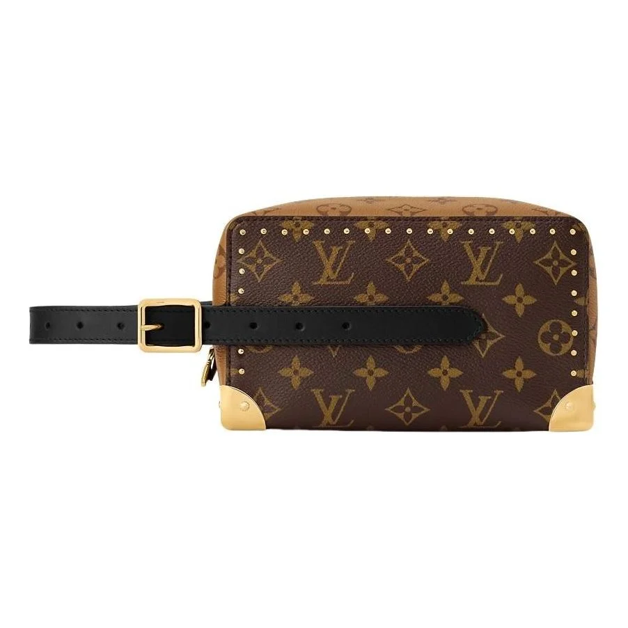 (WMNS) LOUIS VUITTON 26 Locker Dopp Kit 'Brown' M29313 - 1