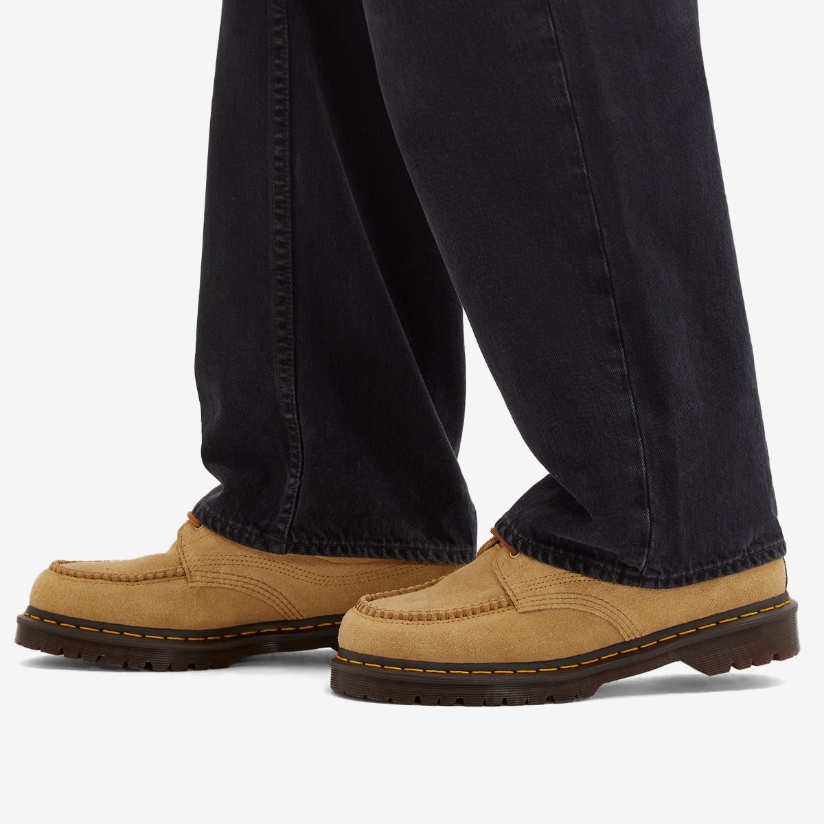 Dr. Martens Lowell Hairy Suede Shoe - 6