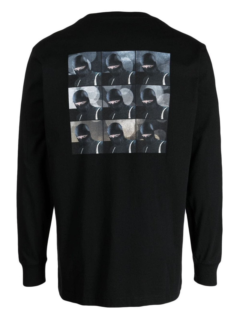 MAHARISHI logo-print organic cotton T-shirt outlook