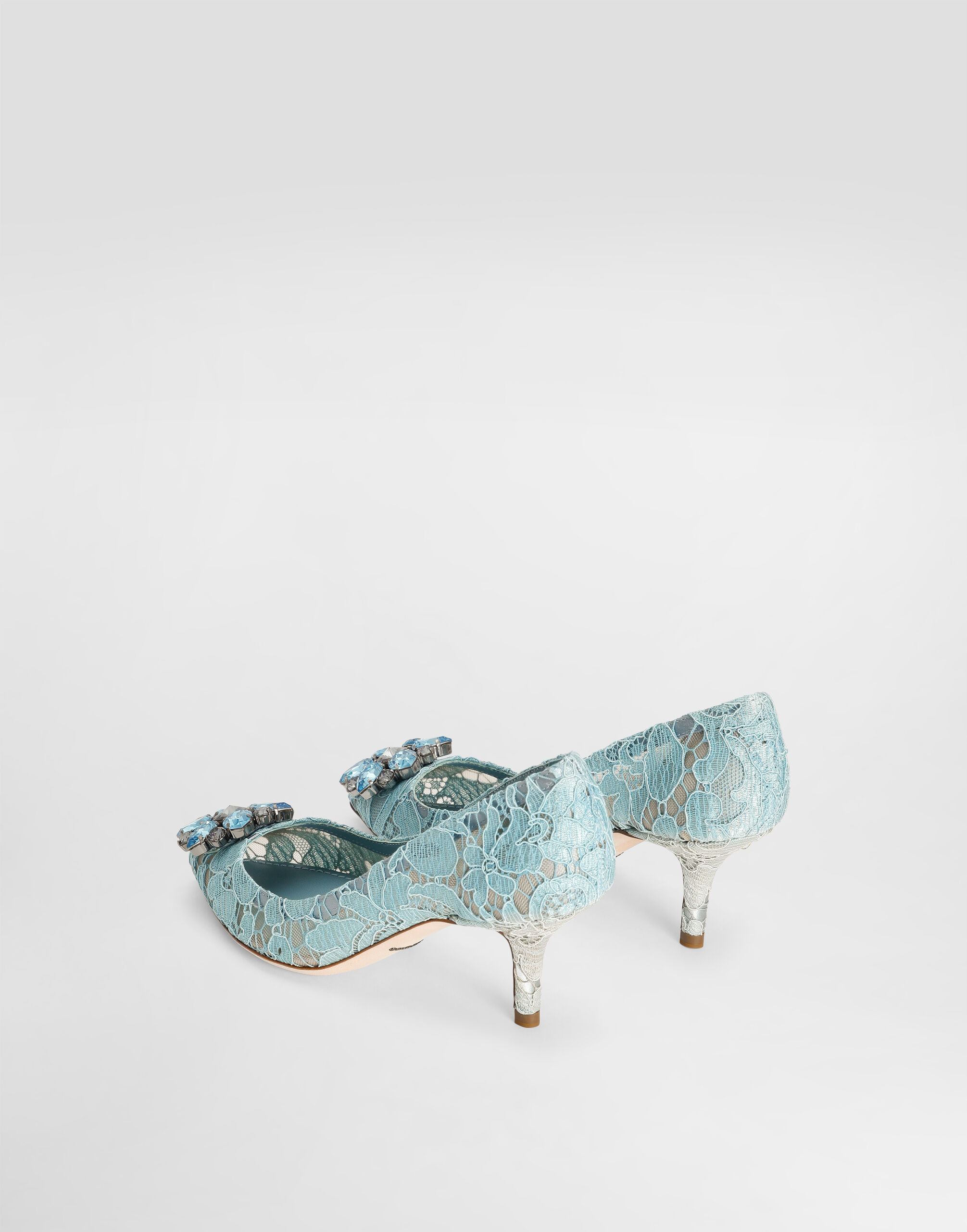 Pump in Taormina lace with crystals - 3