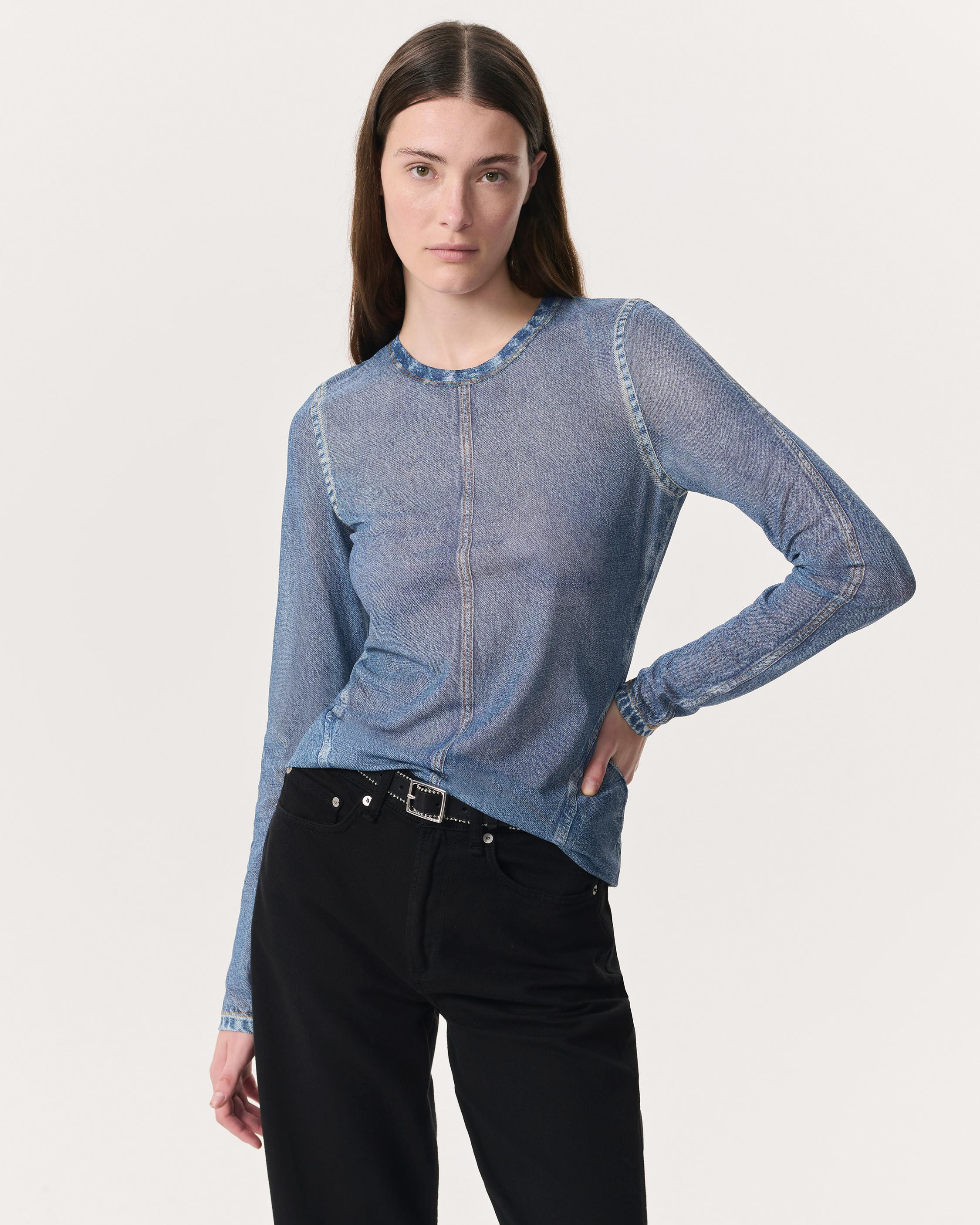 Miramar Mesh Long-Sleeve Top
Stretch Mesh - 2