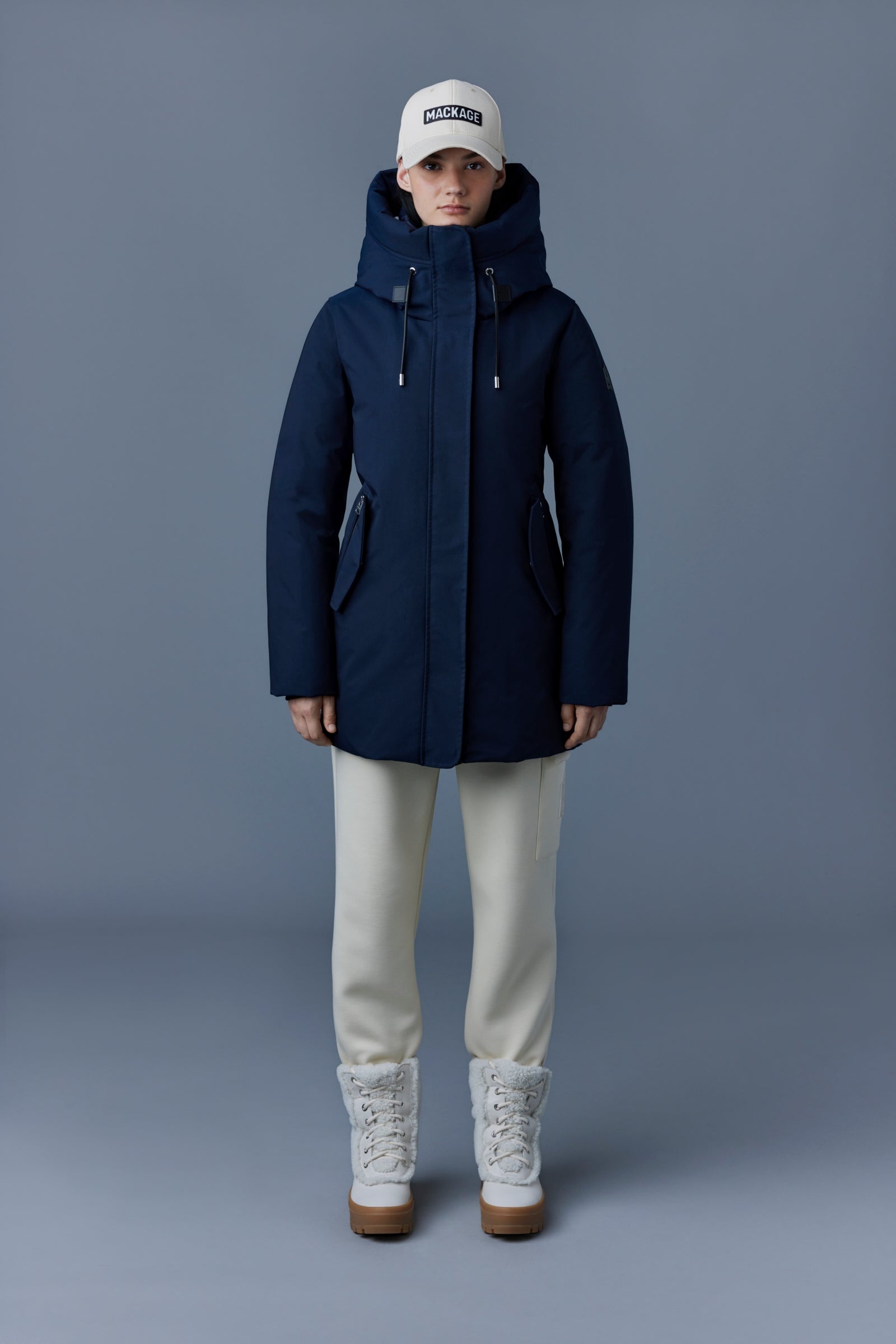 KINSLEE 2-in-1 oversized down parka with bib - 2