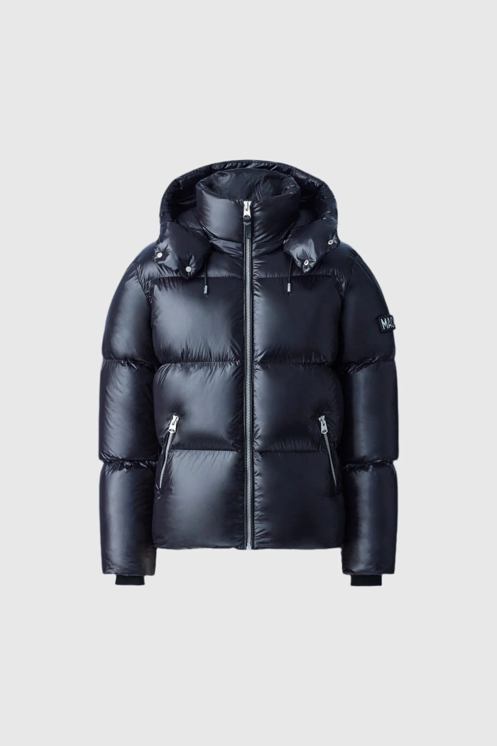 KENT-Z lustrous down jacket with hood - 1