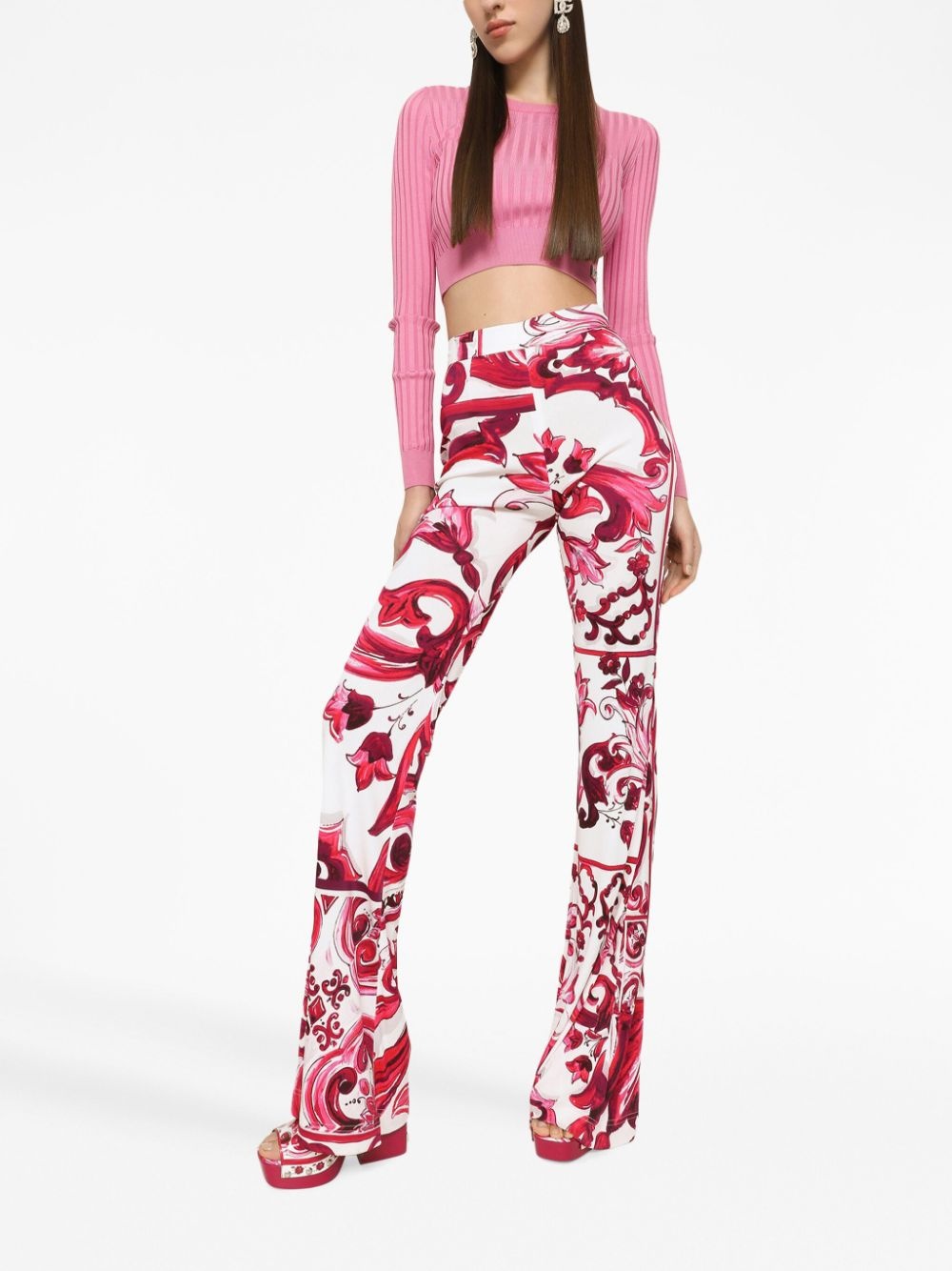 DG-plaque cropped top - 3