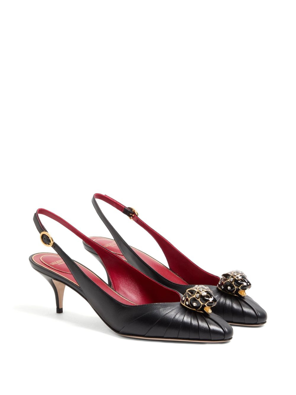 55mm Panthea pleated pumps - 2