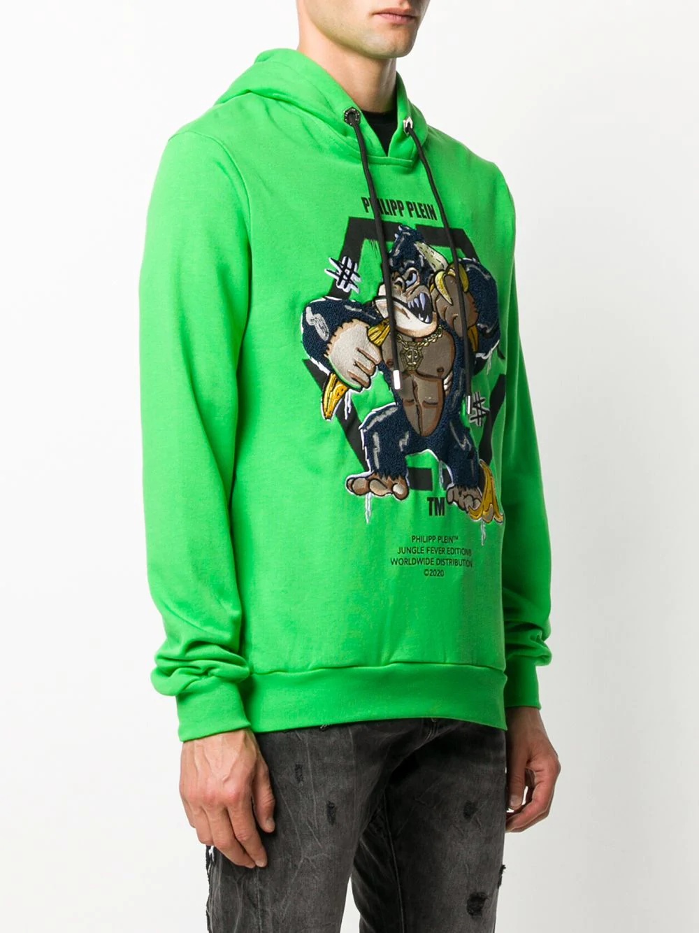 King Plein Gorilla hooded sweatshirt  - 3