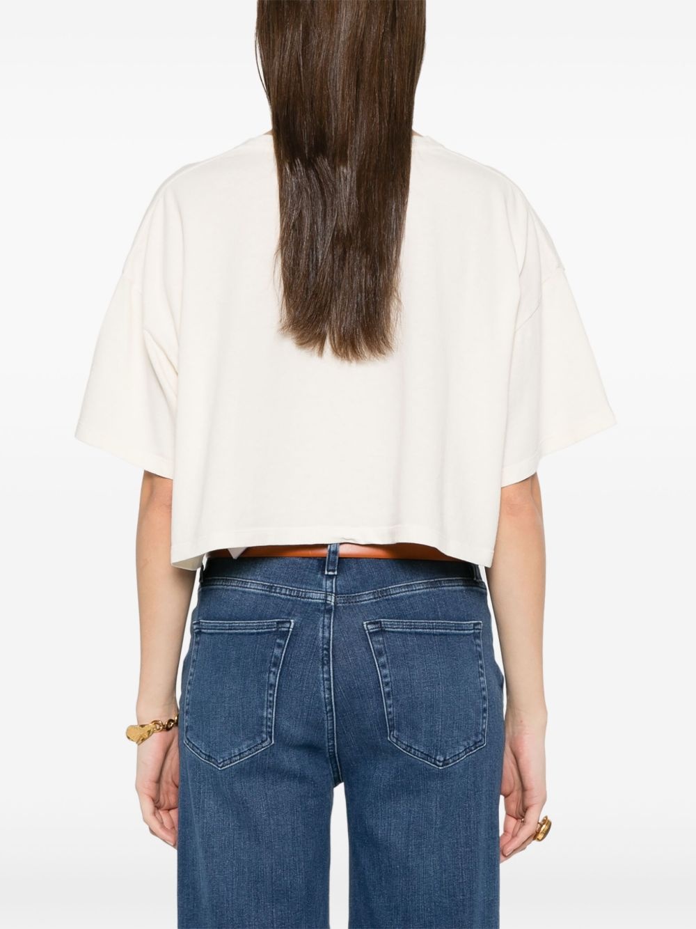 logo-appliqué T-shirt - 4