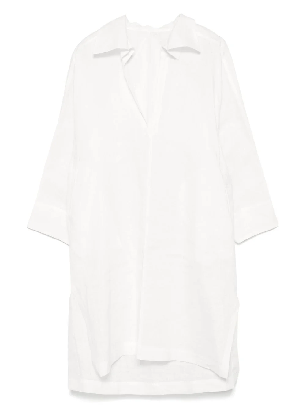 V-neck midi dress - 1