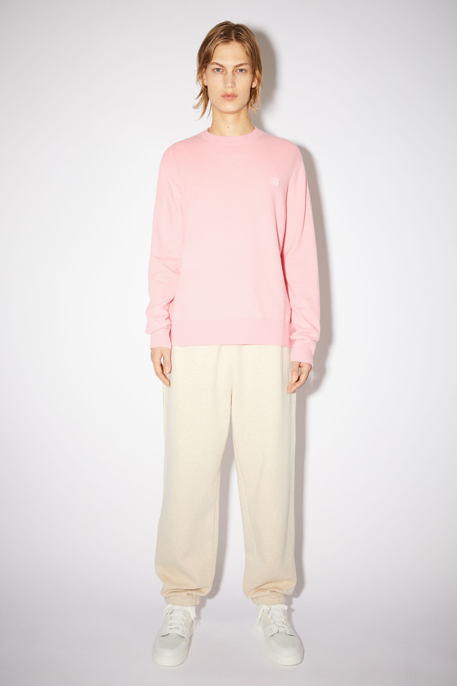 Crew neck sweater - Blush pink - 2