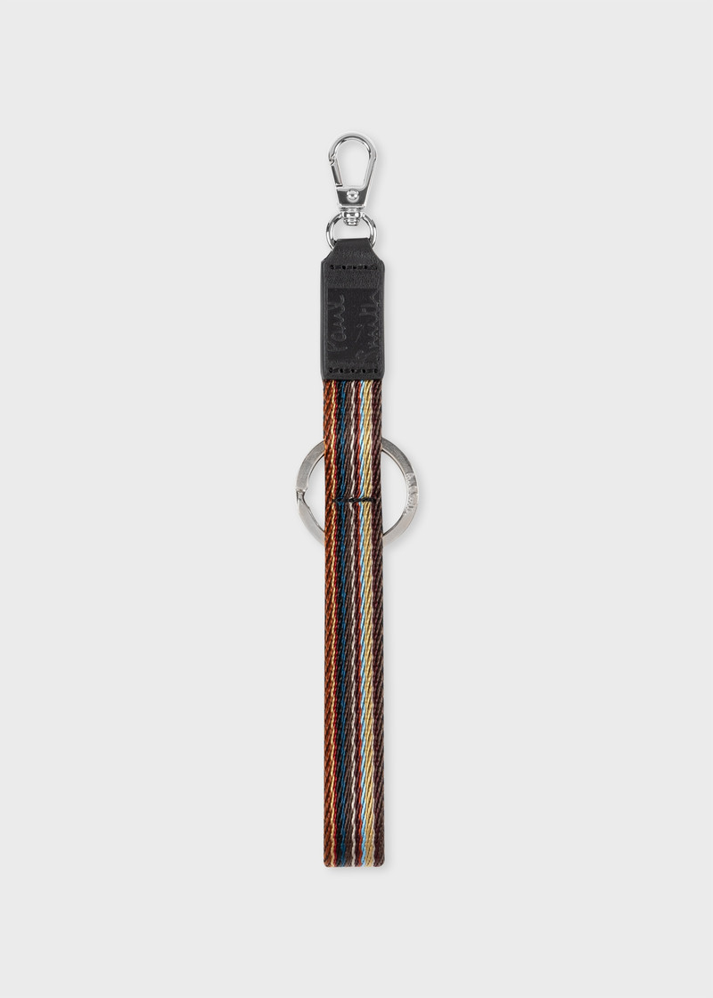 'Signature Stripe' Key Lanyard 1