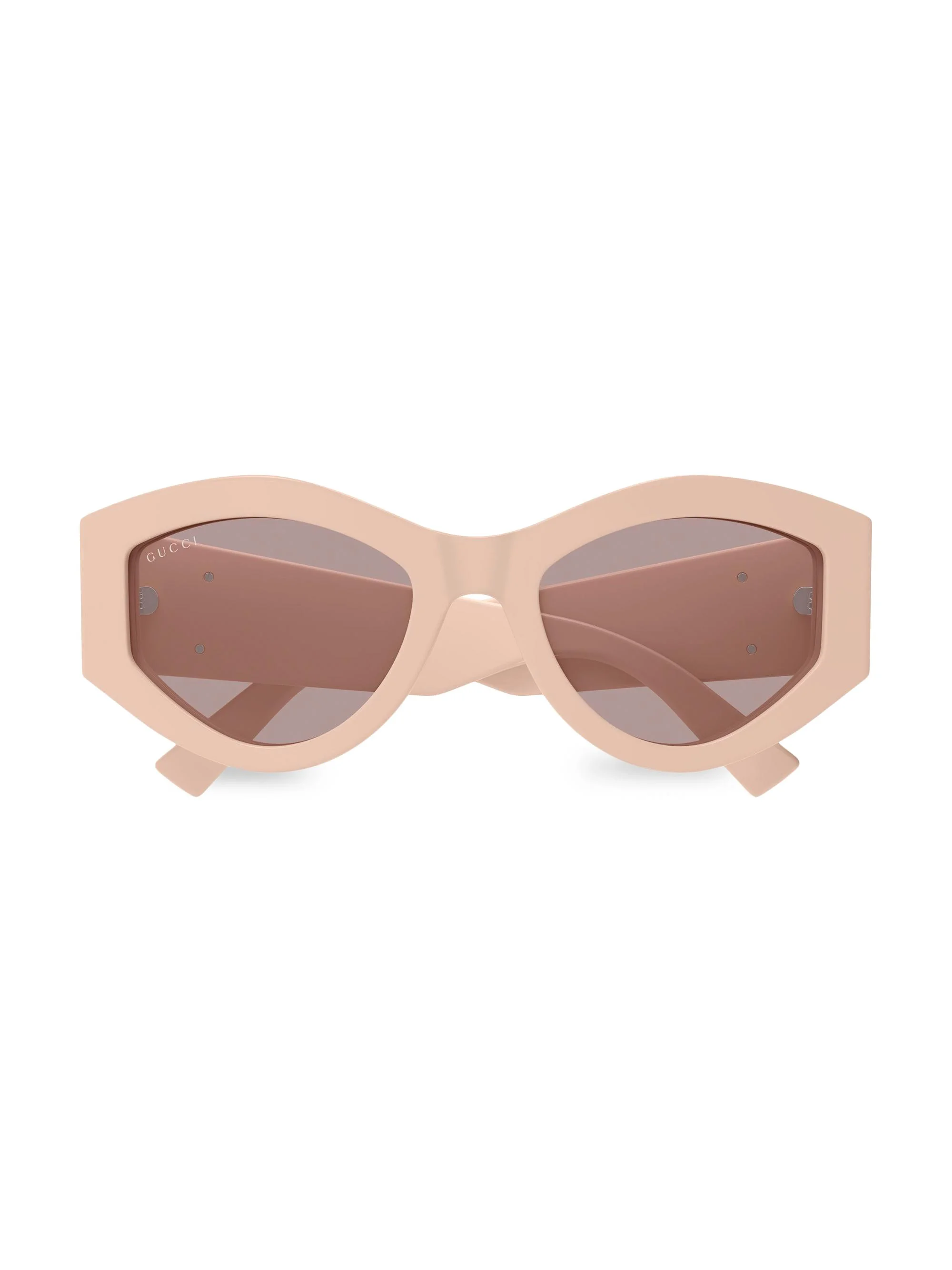 Women's GG Extruded 53MM Oval Sunglasses - Pink - 1