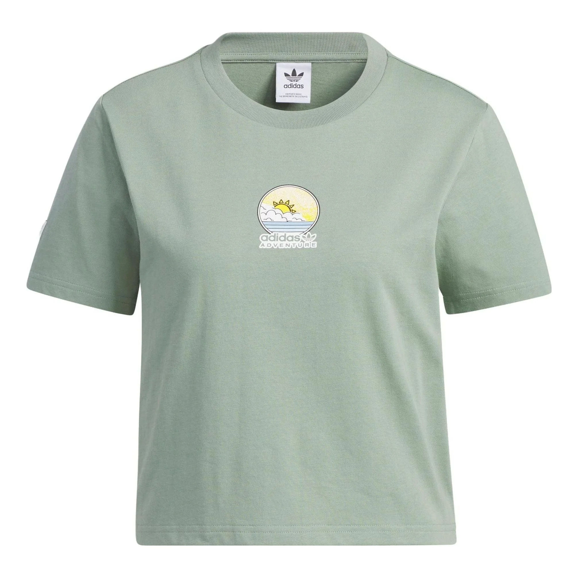 (WMNS) adidas Outdoor T-Shirt 'Green' IK8612 - 1
