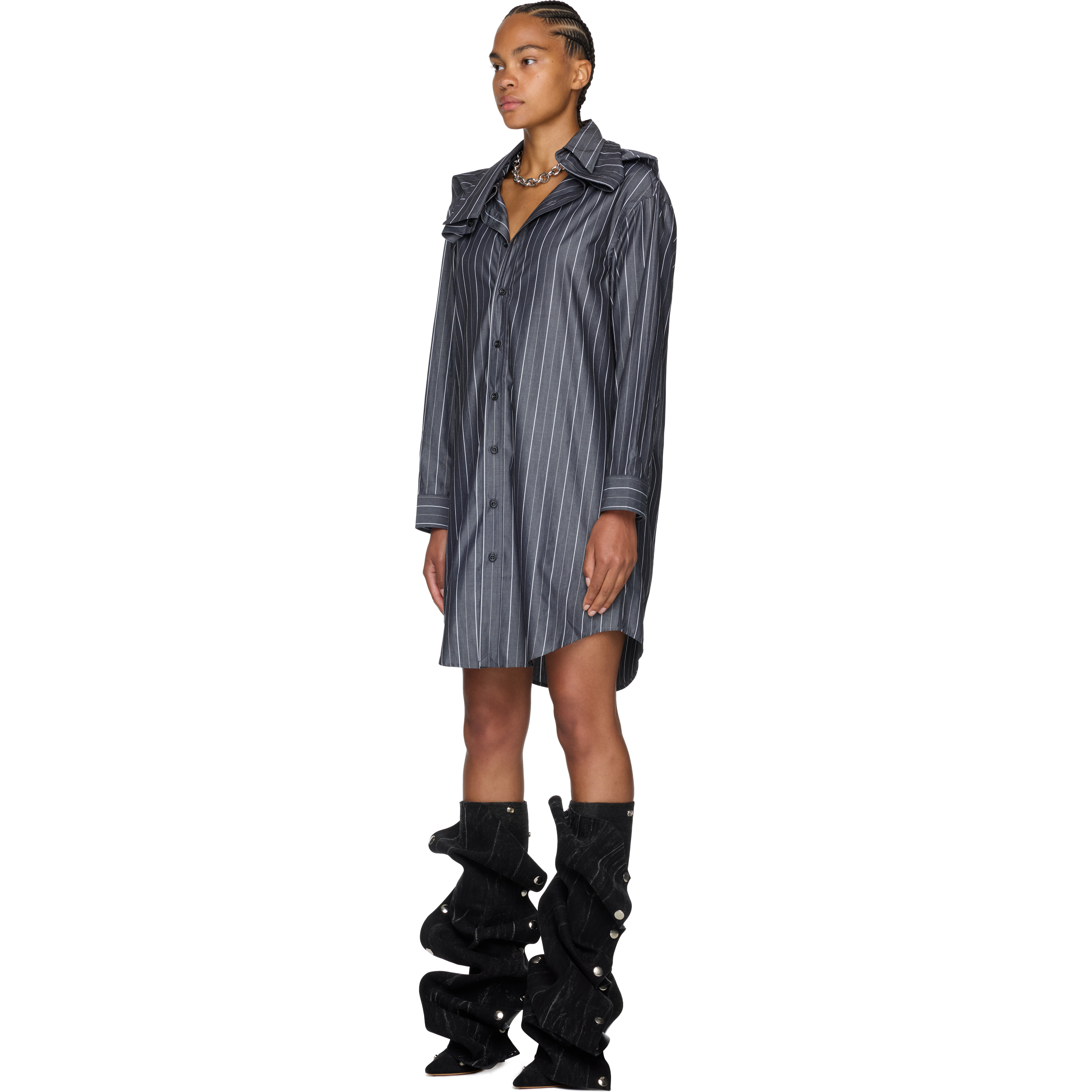 Evergreen Chain Shirt Dress - 2