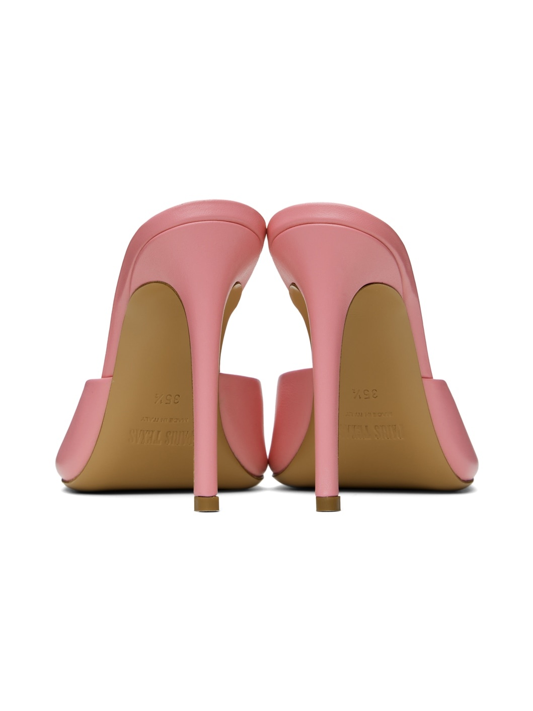 Pink Stiletto Heeled Sandals - 2