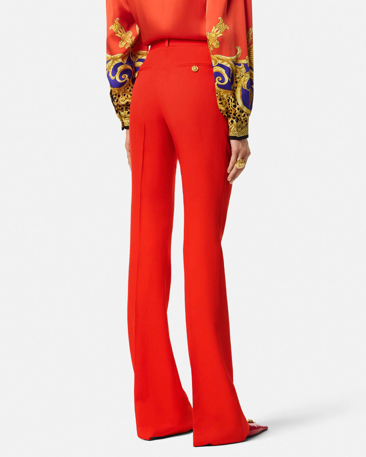 Wool DV Pants - 5