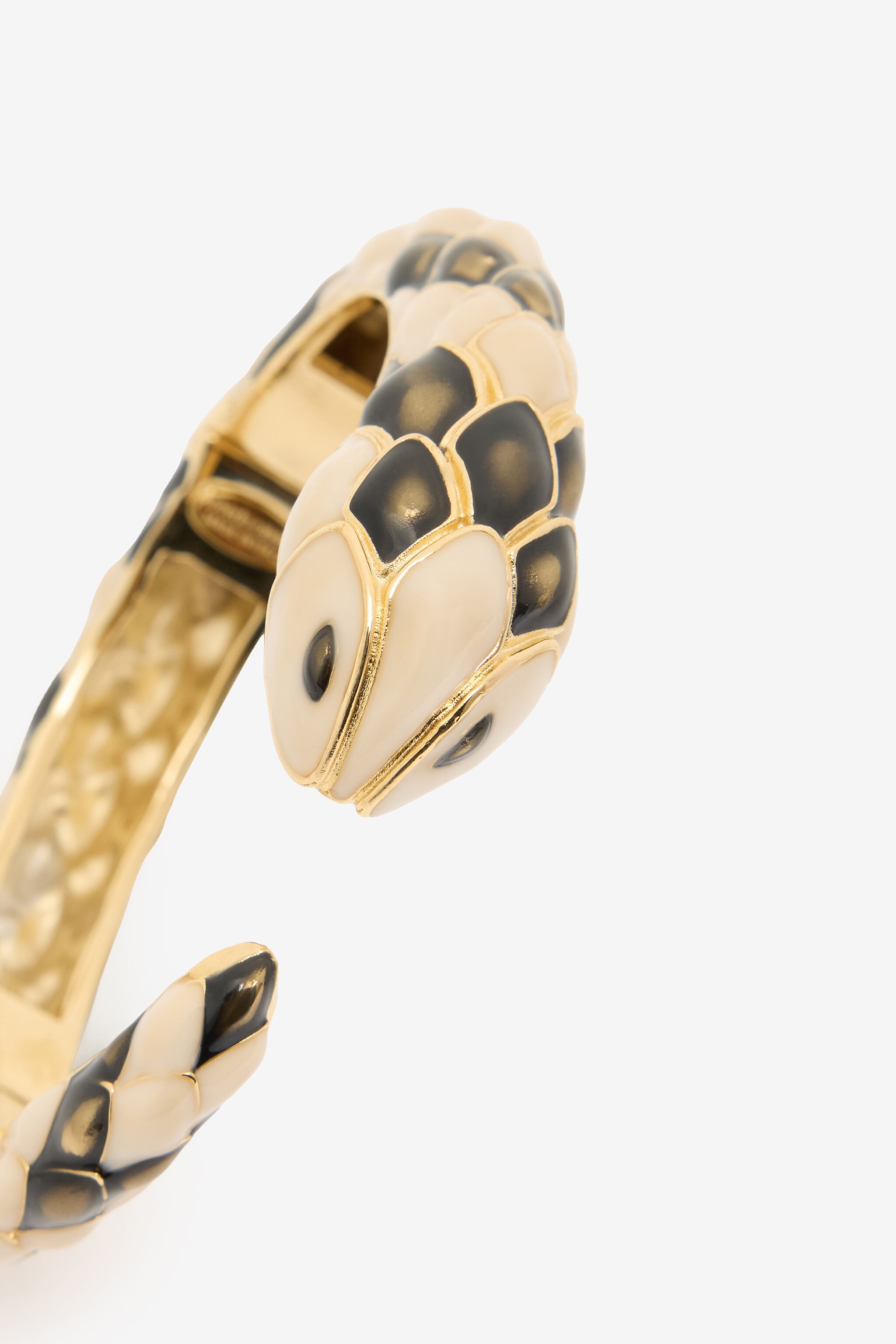 Rigid Bracelet with Snake Design - 4