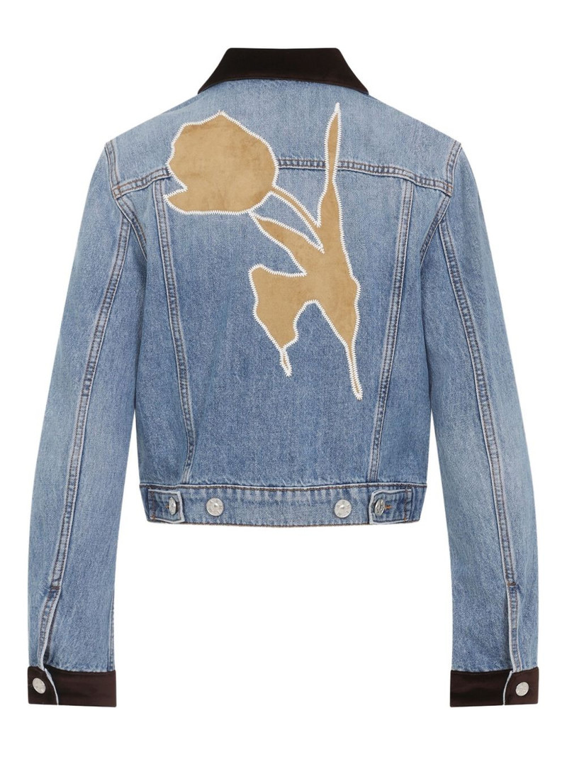 Marni contrasting-collar jacket outlook