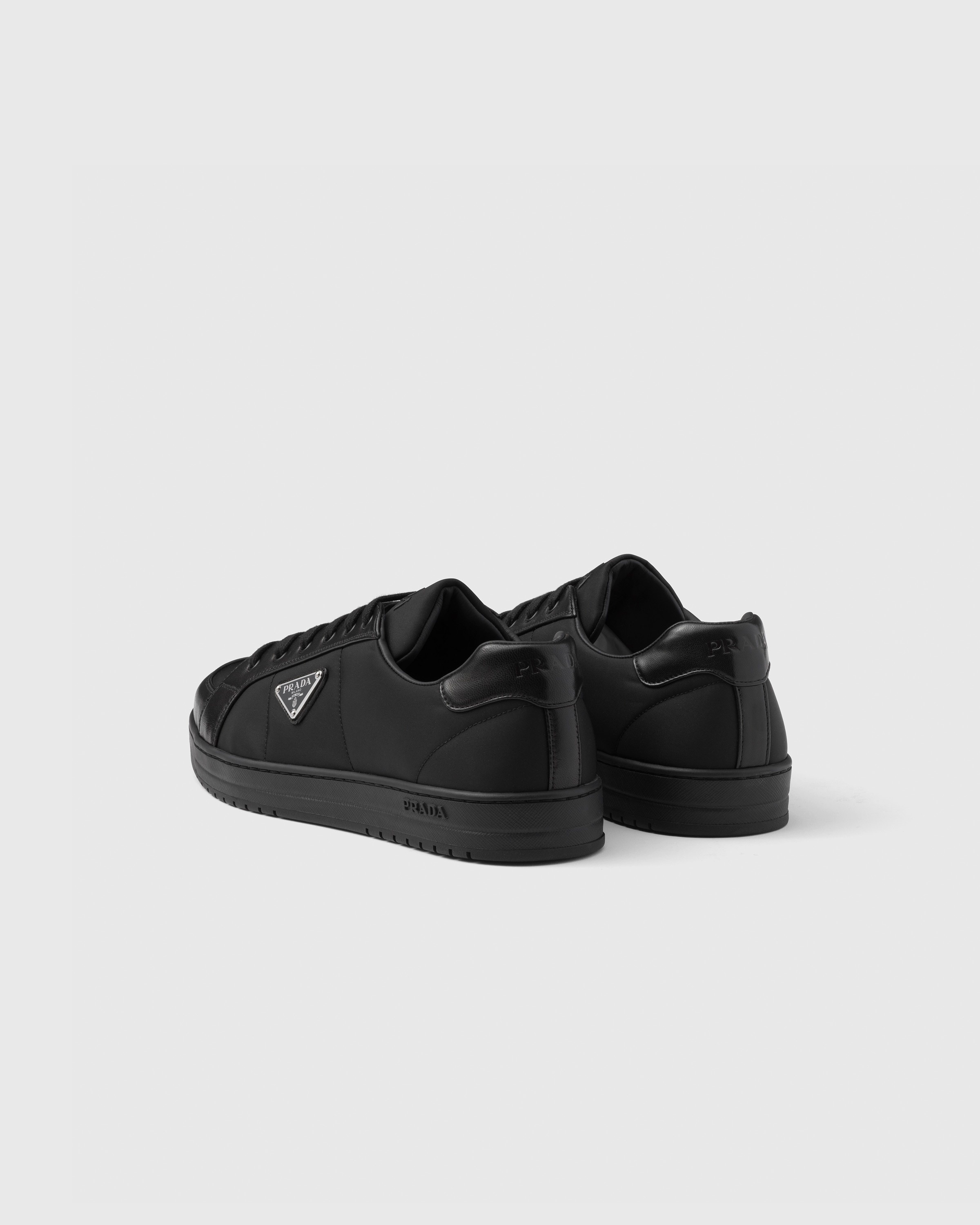 Downtown nappa leather and Re-Nylon sneakers - 4