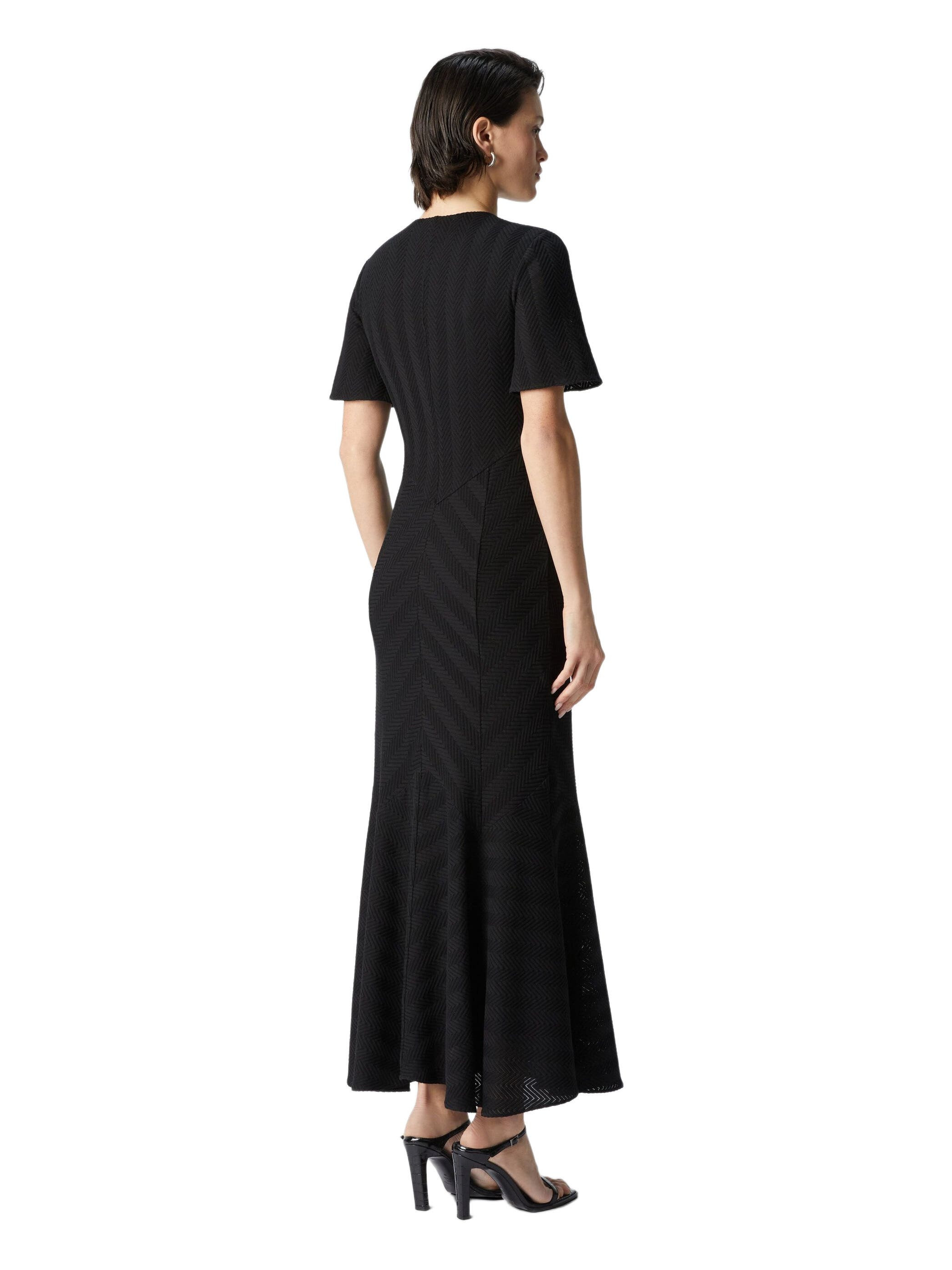 Missoni Long Dress In Cotton And Zigzag Viscose With Flared Hem in Black at Nordstrom - 3