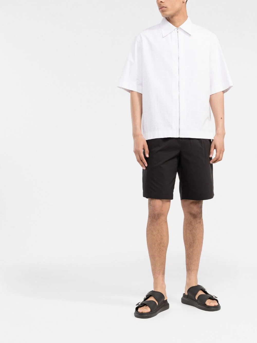 tailored cotton shorts - 2