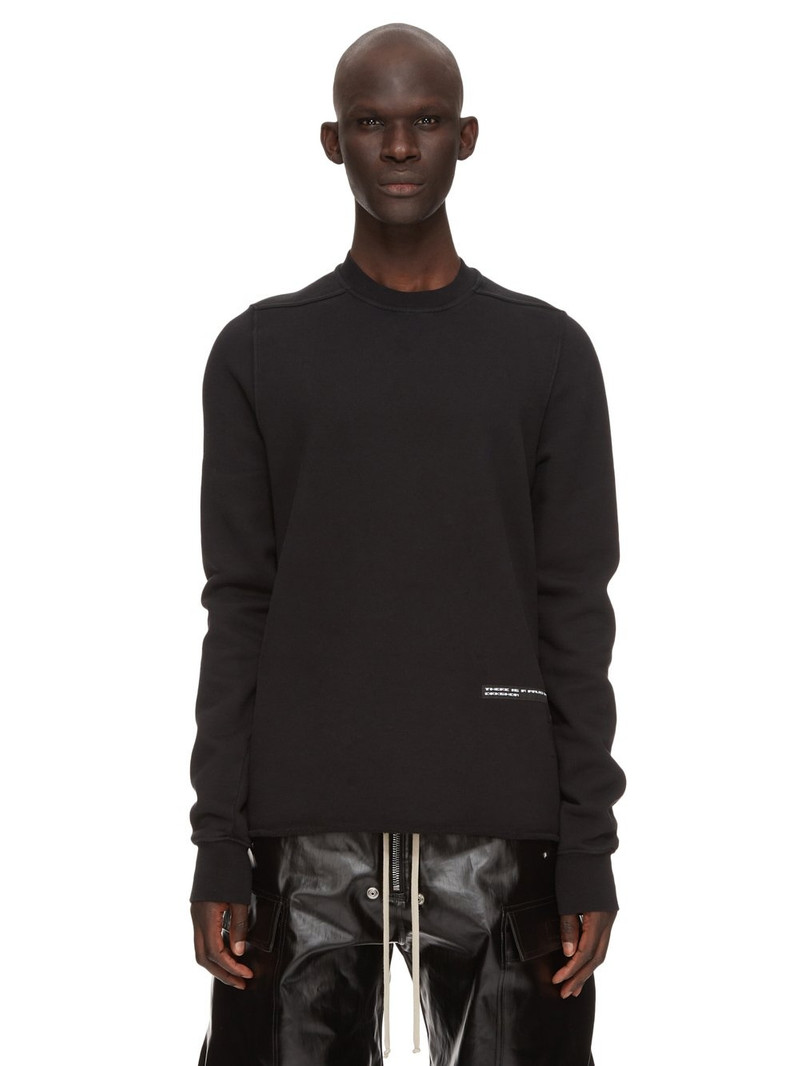 logo-patch cotton sweatshirt 1