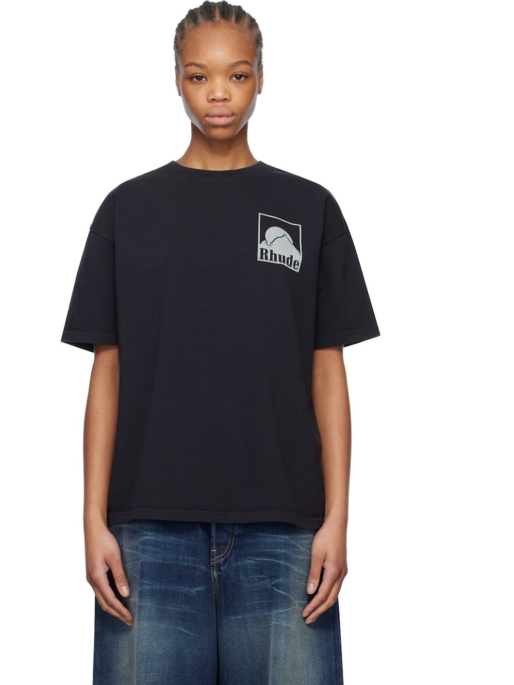 Black Moonlight Badge T-shirt - 1