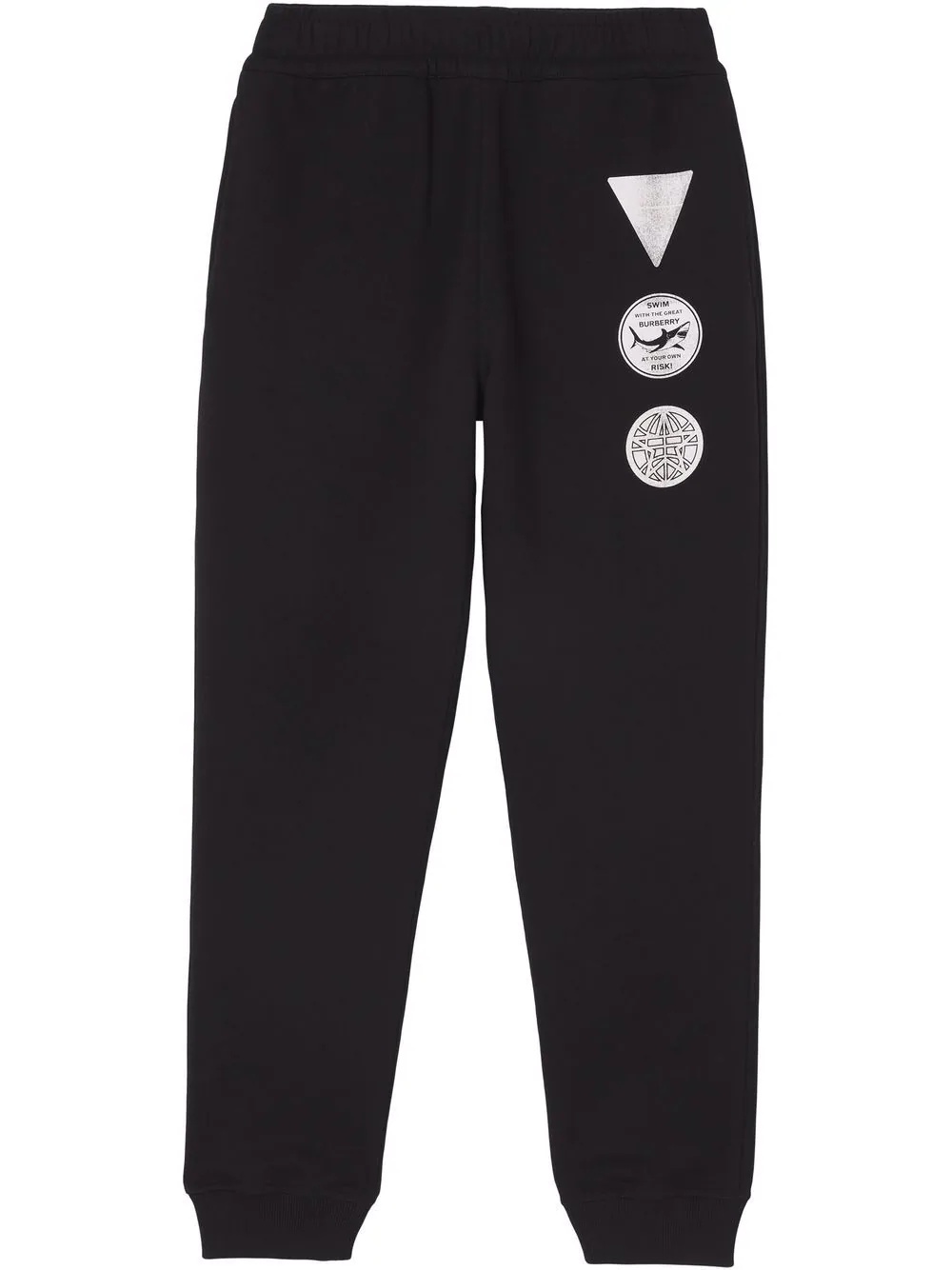 patch-print track pants - 1