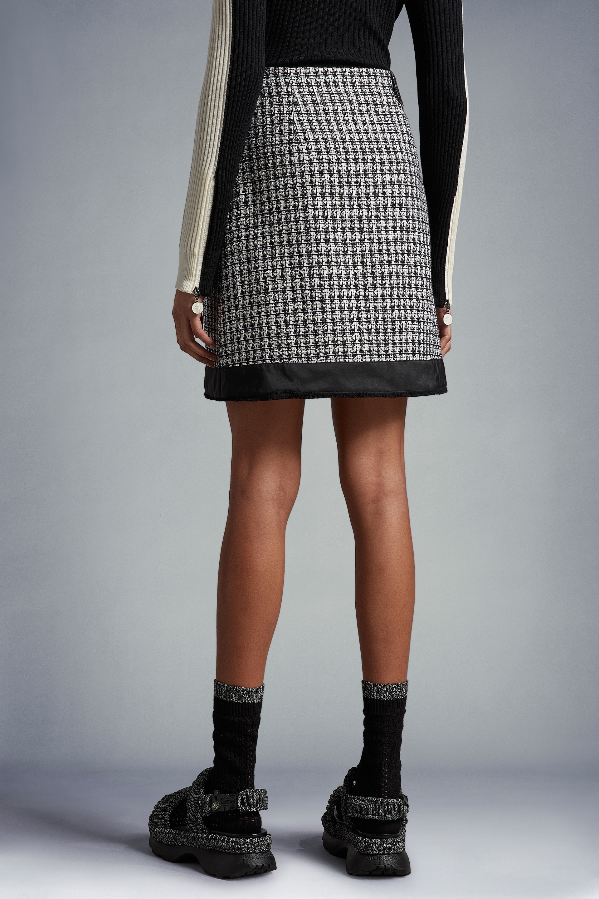 Tweed Mini Skirt - 5