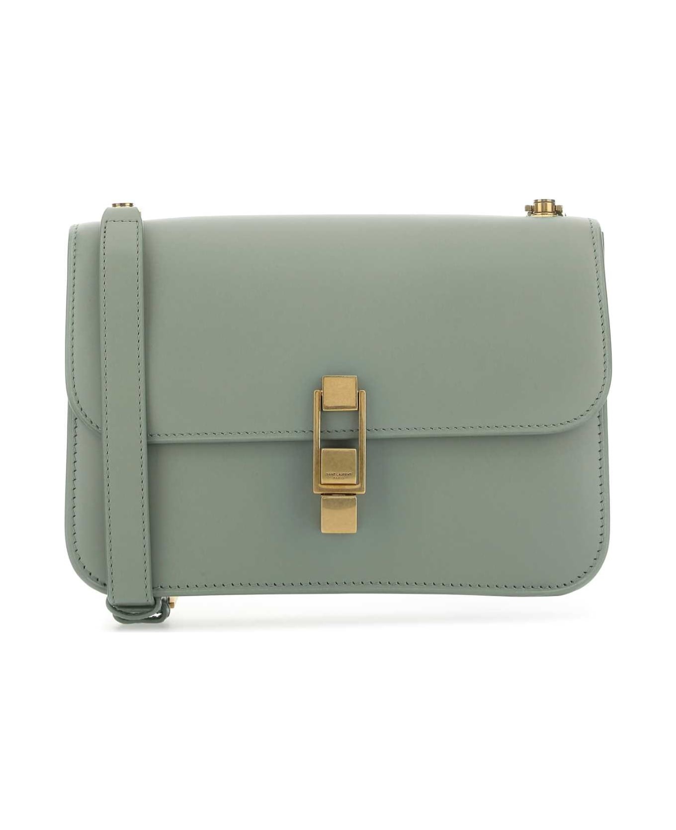Sage Green Leather Carrã© Shoulder Bag - 1