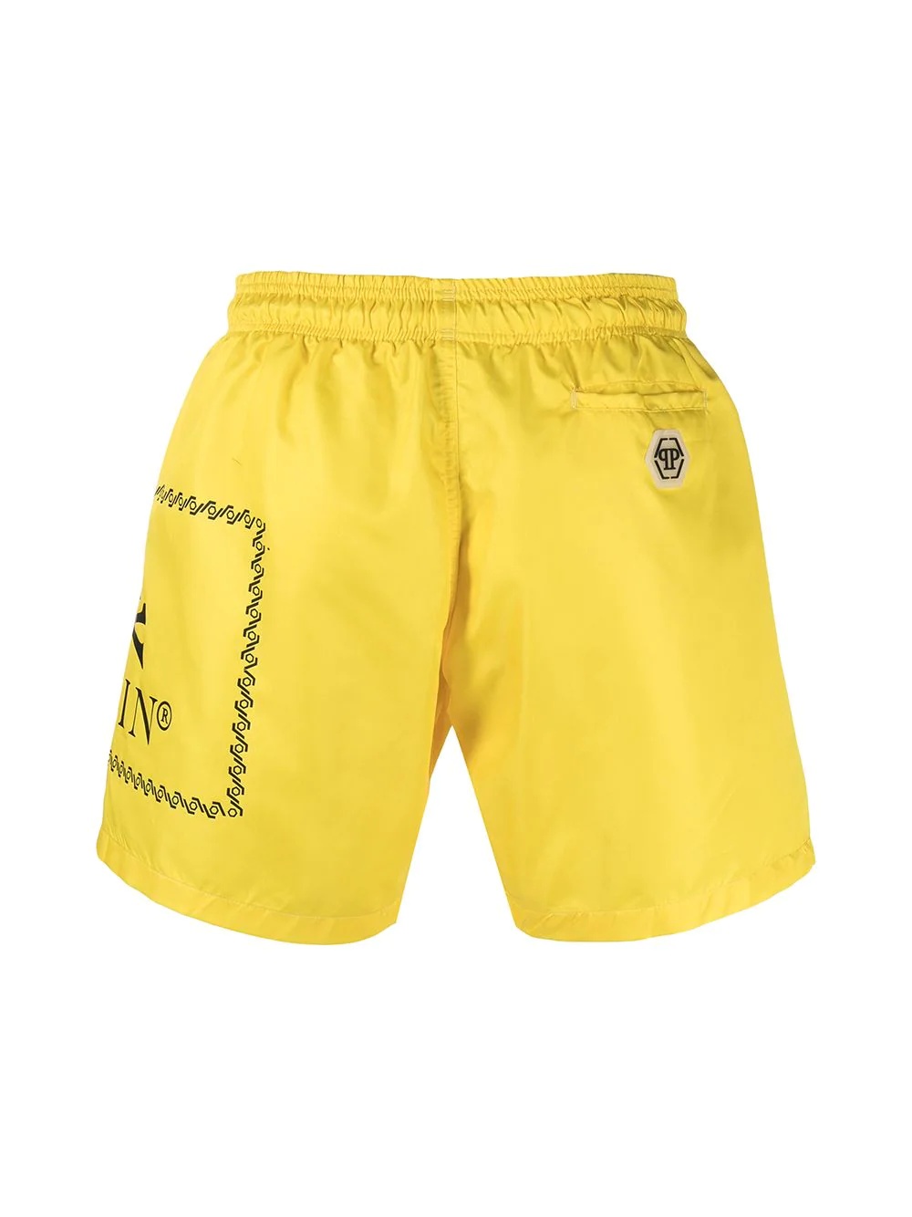 skull-logo swimshorts - 2