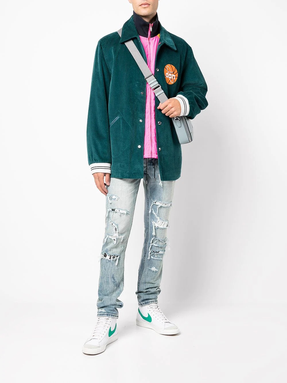 basketball corduroy jacket - 2