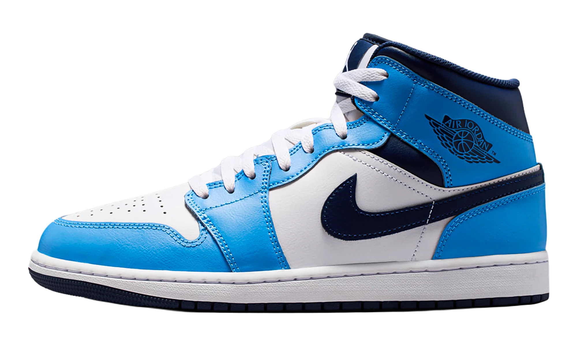 Jordan 1 Mid "University Blue Midnight Navy" DQ8426 405 - 1