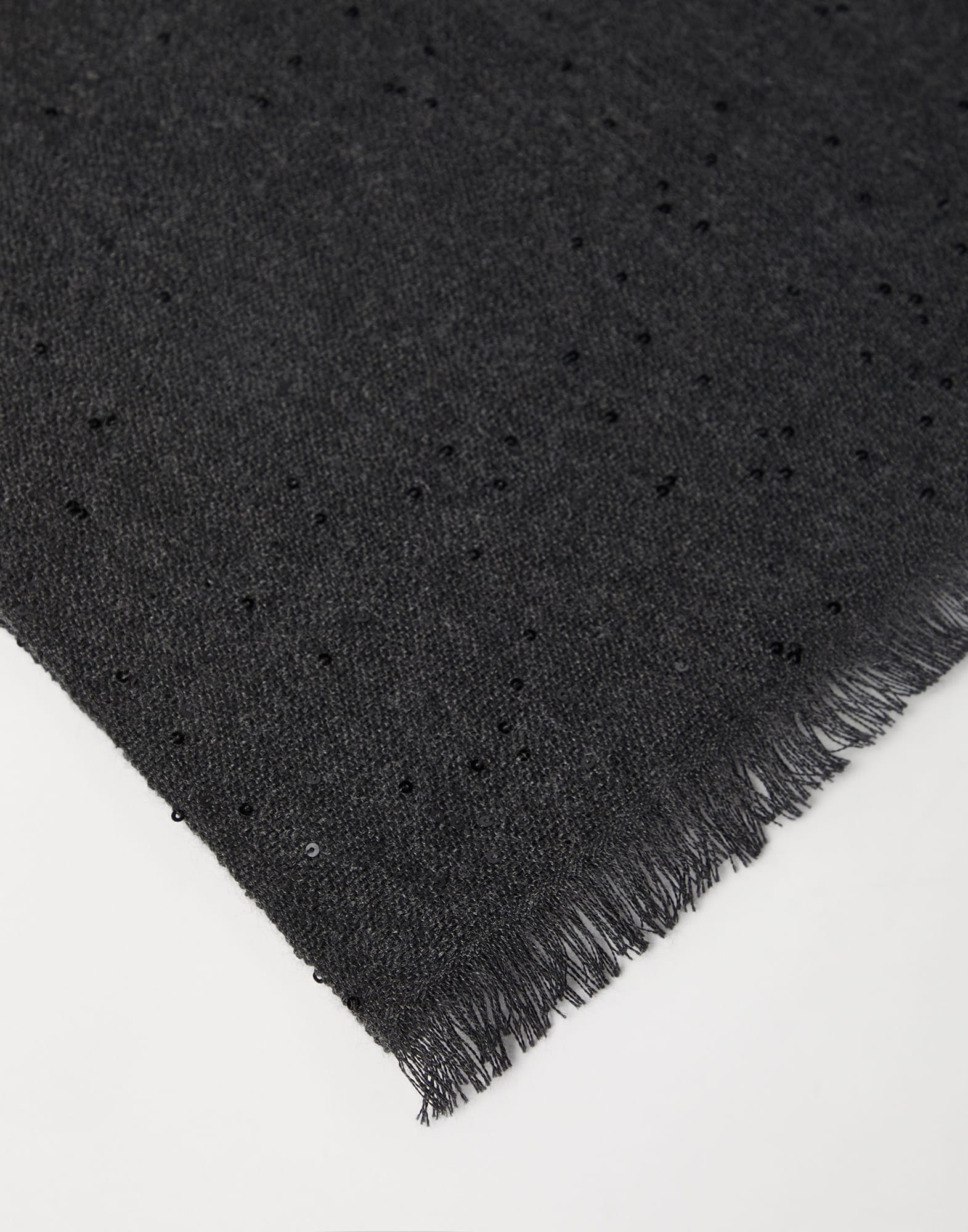Cashmere and silk diamond yarn scarf - 2