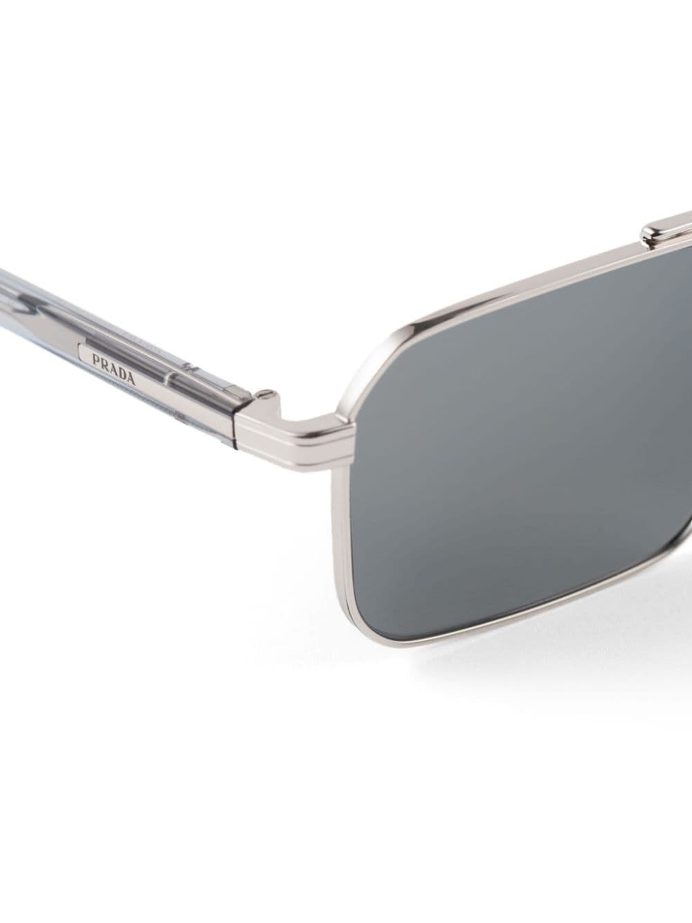 double bridge rectangle-frame sunglasses - 3