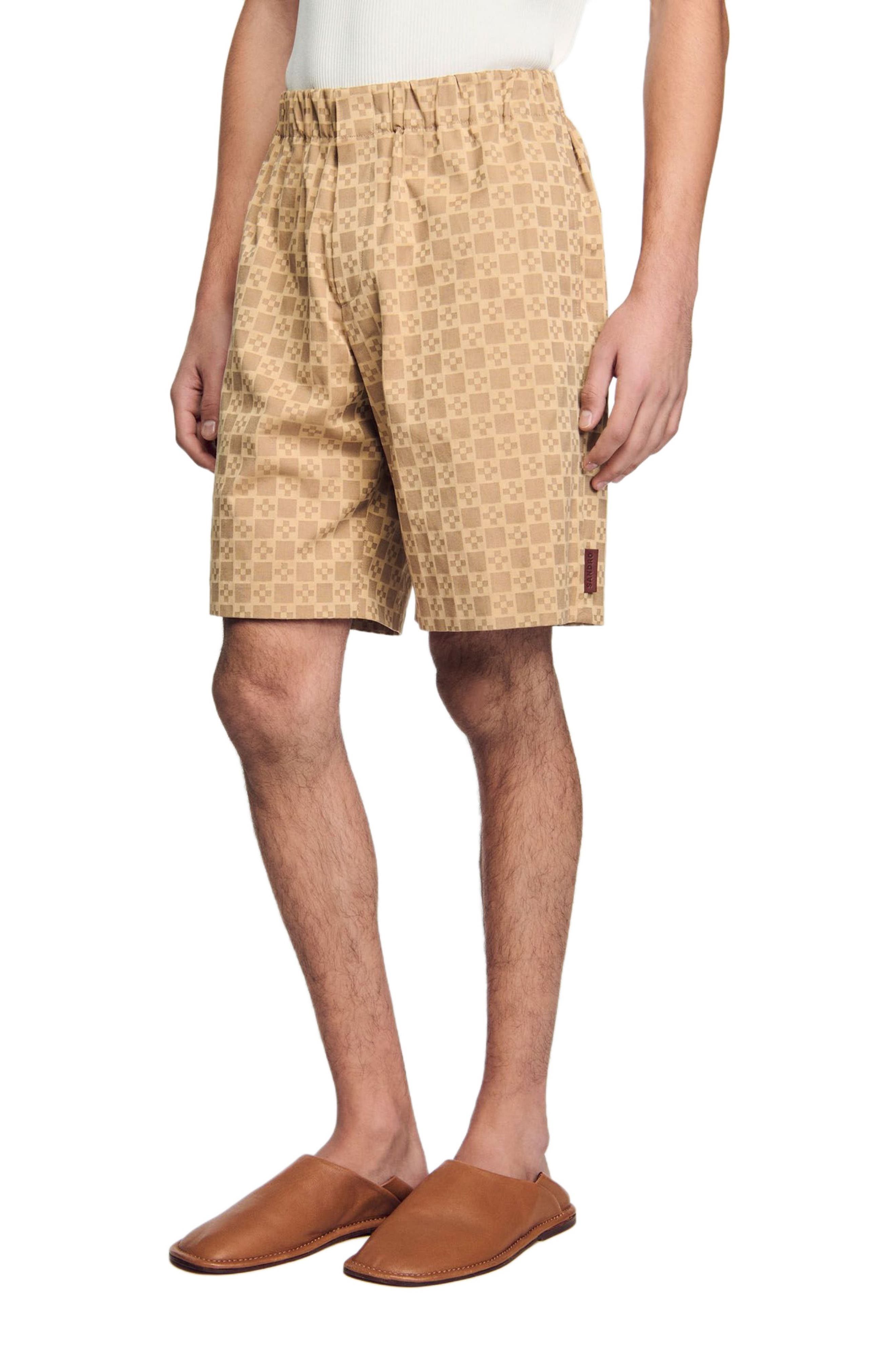 SANDRO Square Cross jacquard shorts at Nordstrom - 3