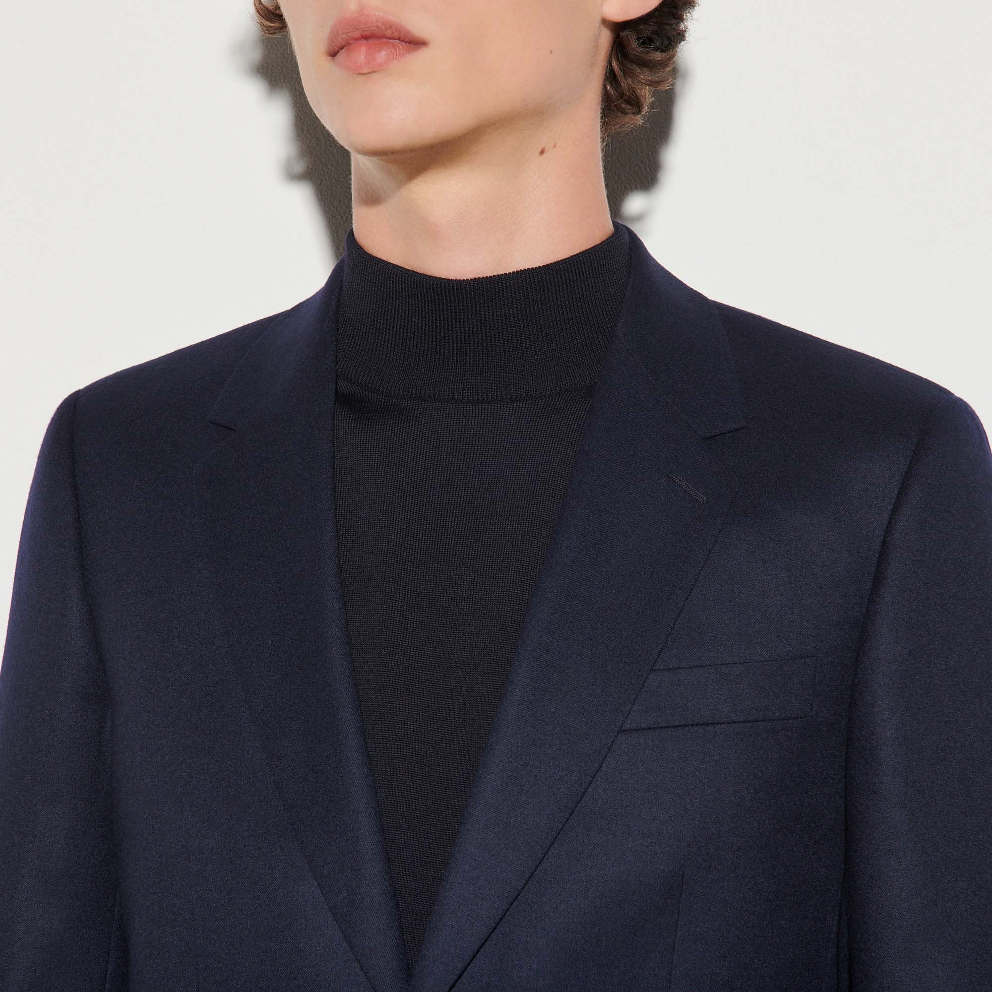 Flannel suit jacket - 4