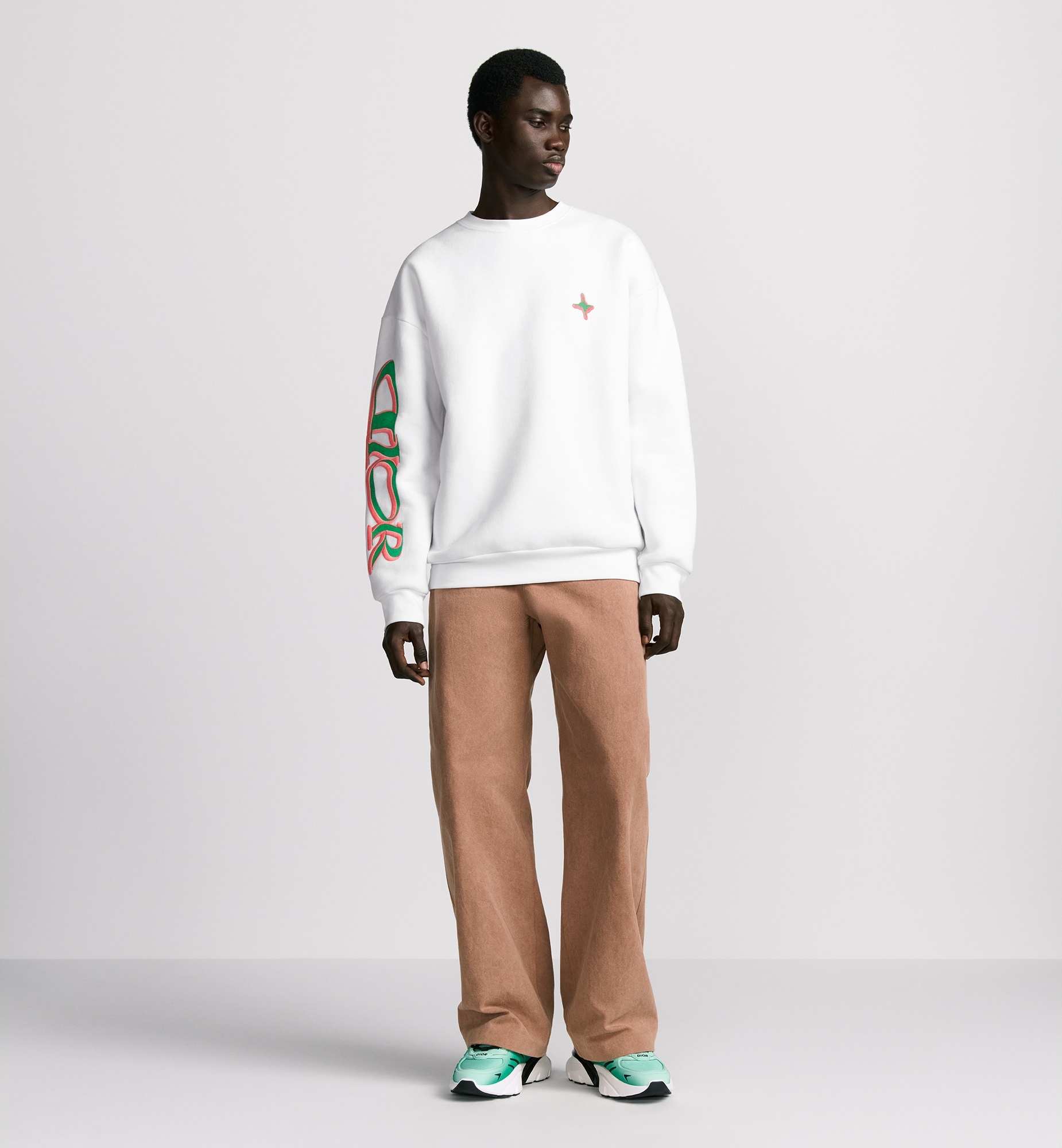 【LEWIS HAMILTONコラボ☆リバーシブル】DIOR スウェットシャツ DIOR AND LEWIS HAMILTON Reversible Hooded Sweatshirt Sky