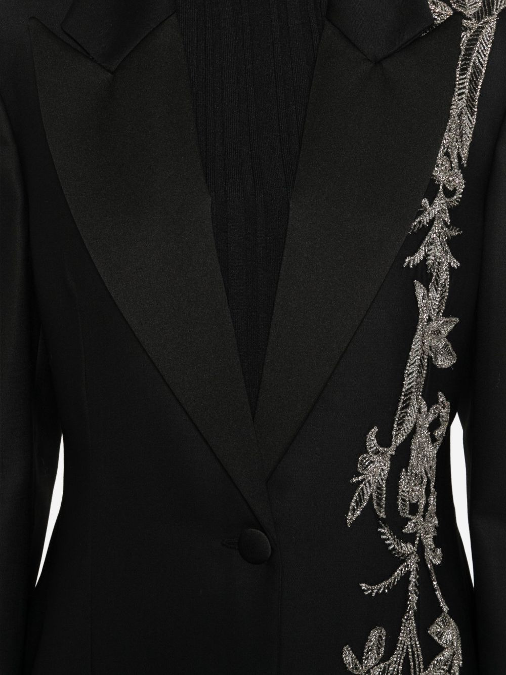 Lesia embellished single-breasted blazer - 5