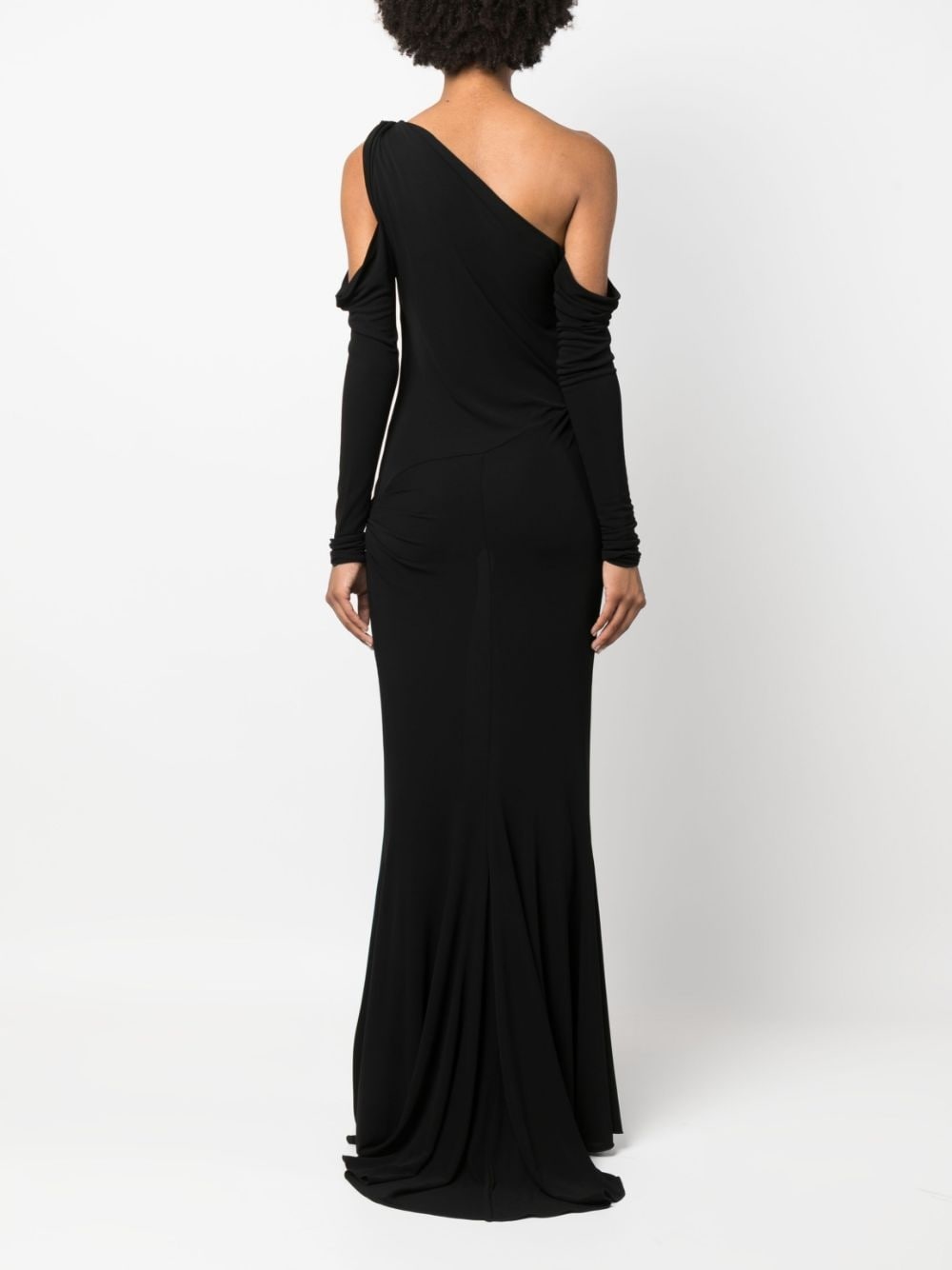 one-shoulder maxi dress - 4