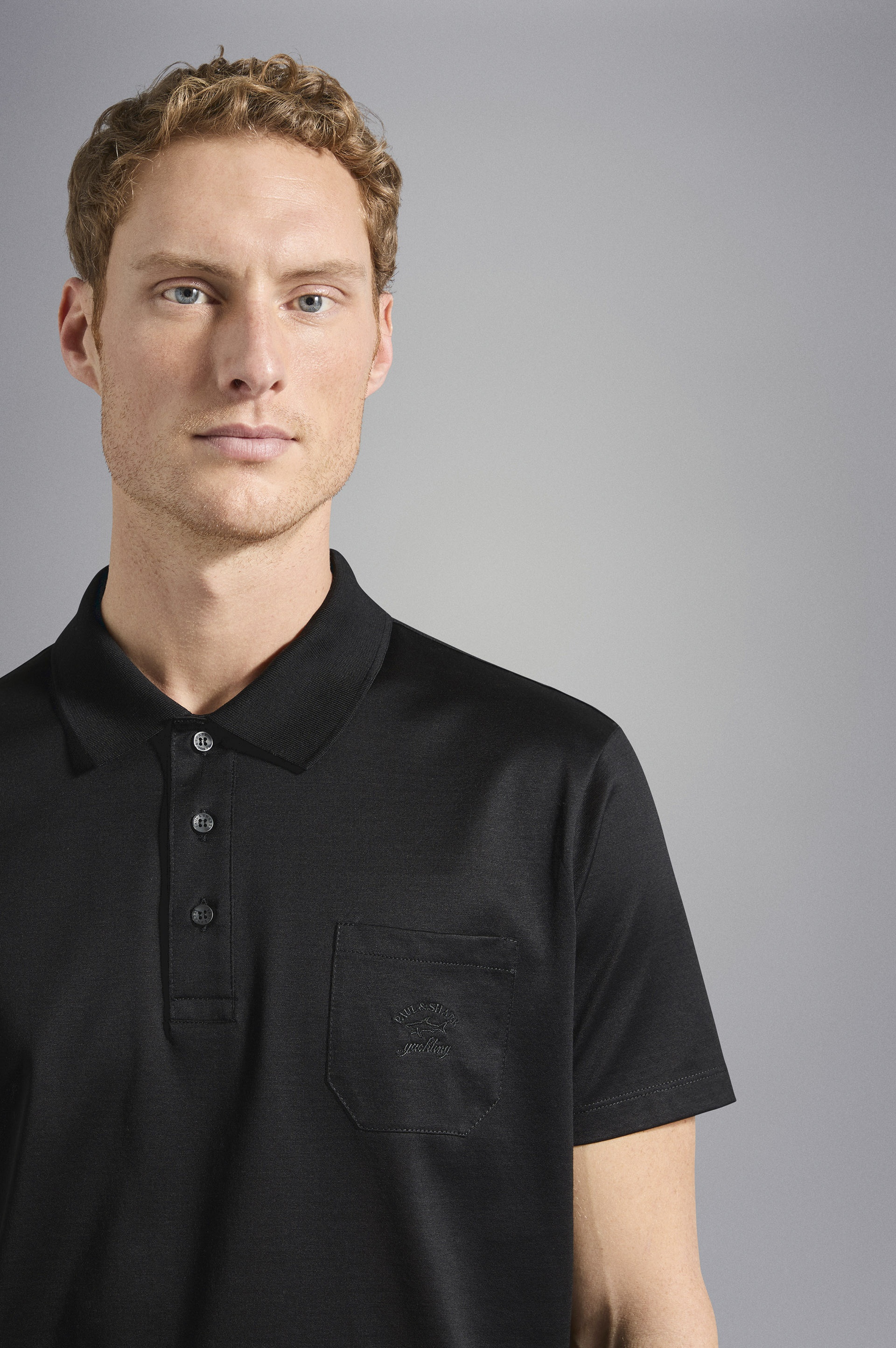 COTTON JERSEY POLO SHIRT WITH EMBROIDERED LOGO - 4