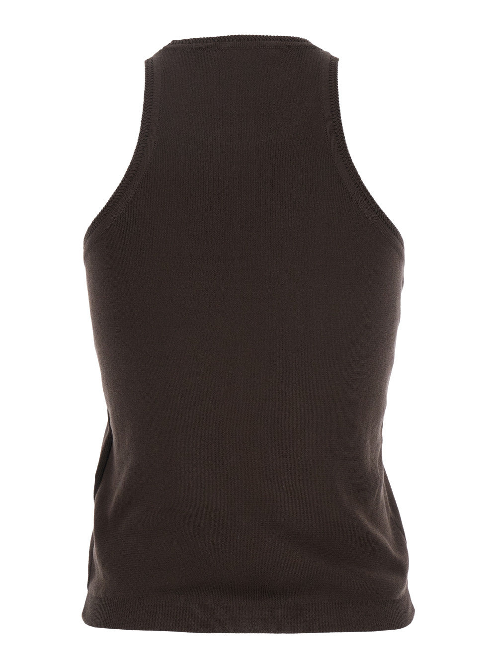 Max Mara Women 'Arness' Black Sleeveless Top With Halterneck In Cotton Woman - 2
