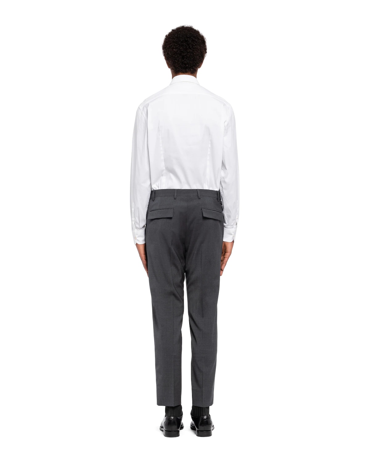 Light stretch wool trousers - 4