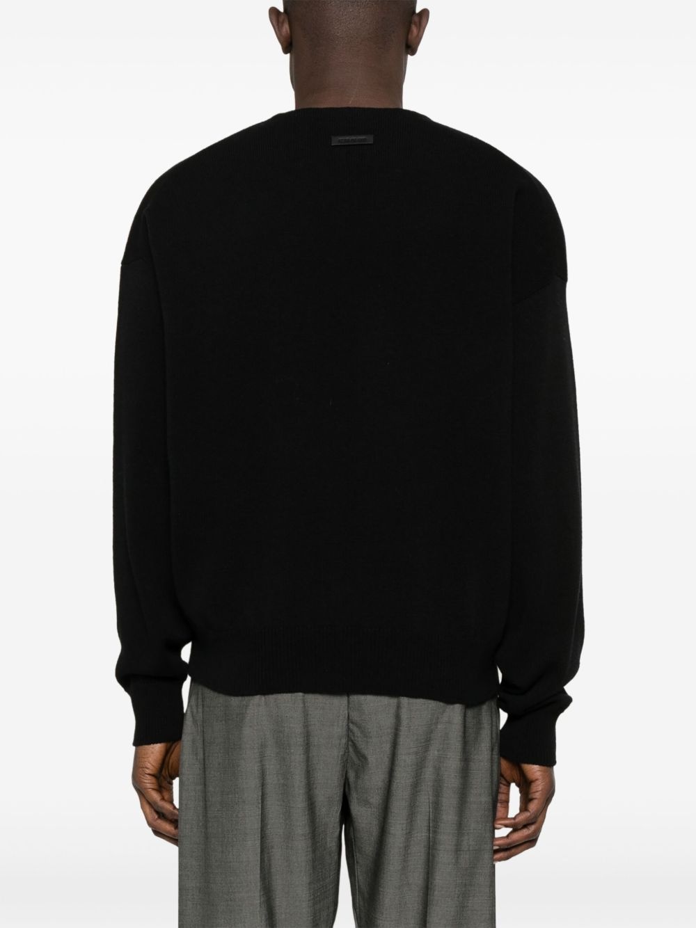 fine-knit crew-neck sweater - 4