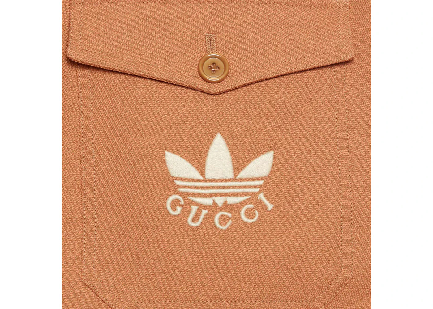 Gucci x adidas Fluid Drill Shorts Orange - 2