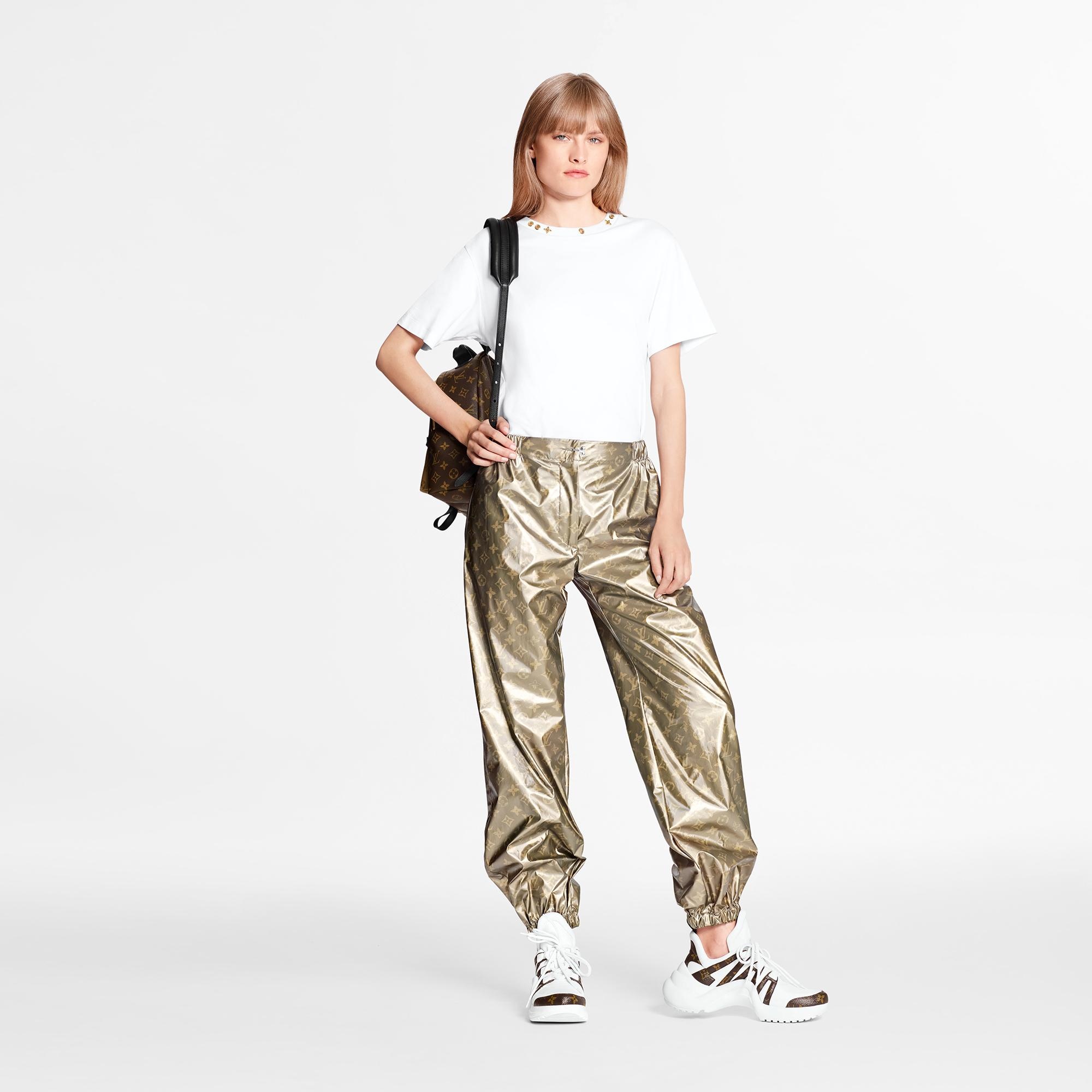 Metallic Monogram Lightweight Jogging Pants  - 2