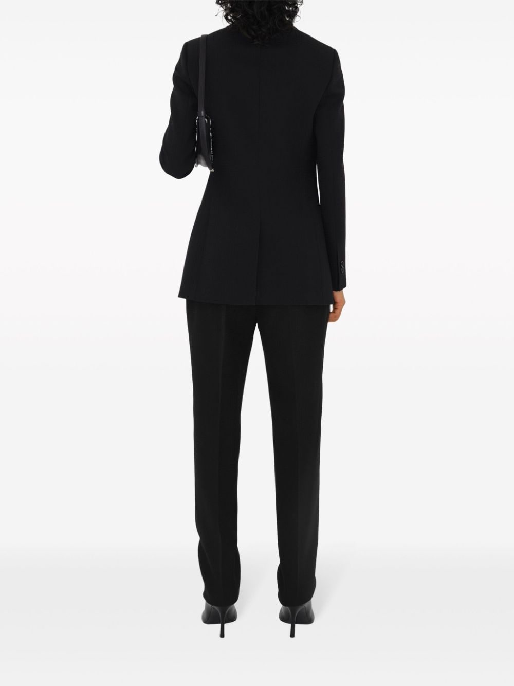 wool tailored trousers - 7