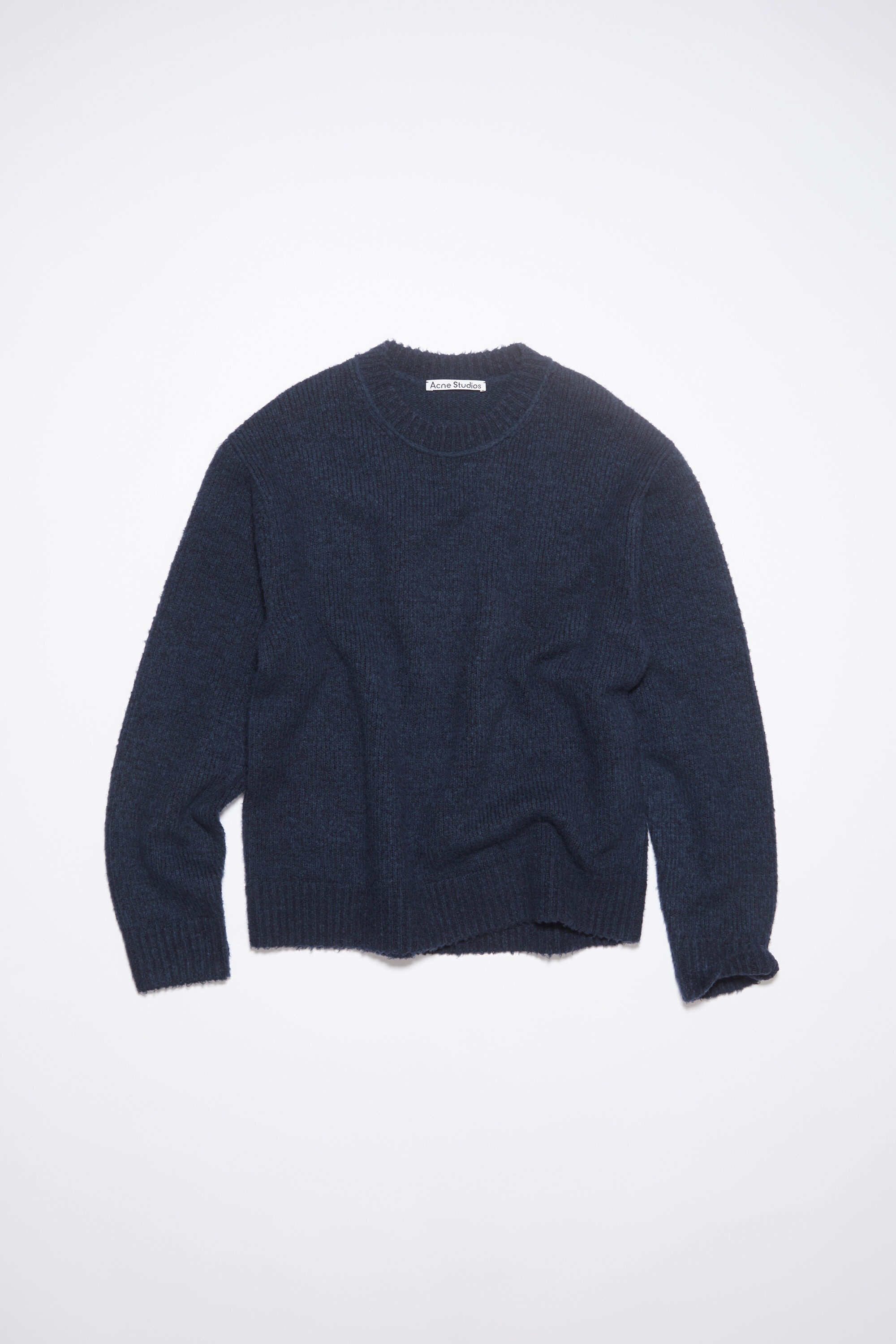 Wool blend jumper - Navy - 1