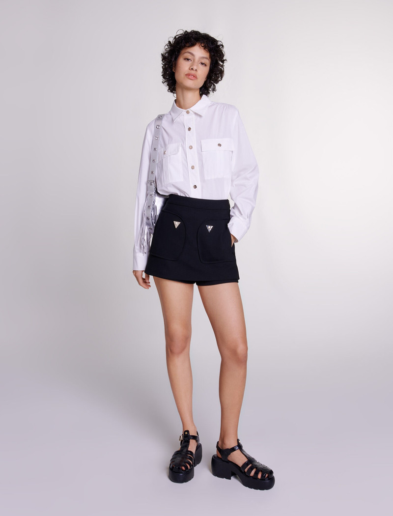 maje Skort-style shorts outlook